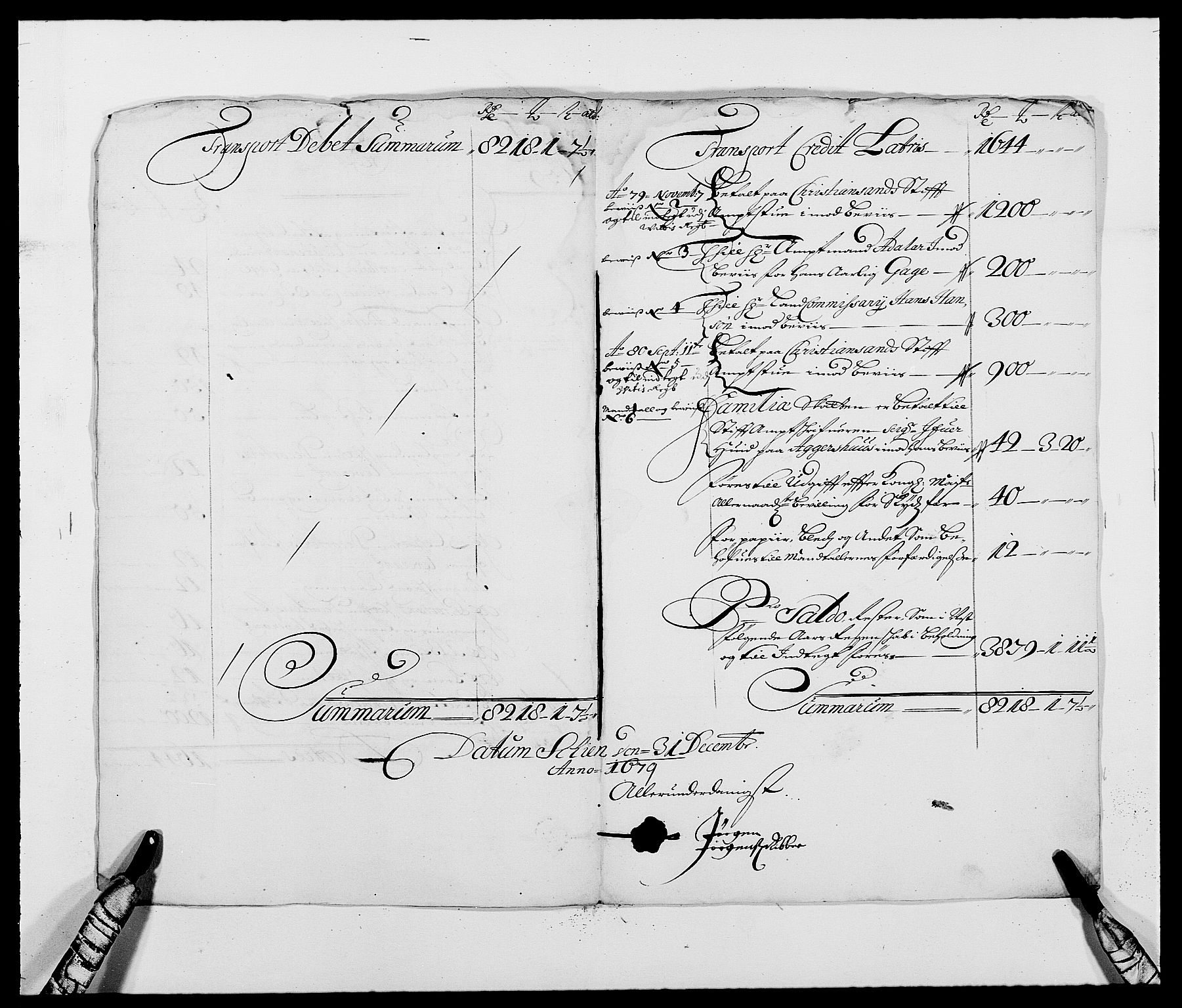 Rentekammeret inntil 1814, Reviderte regnskaper, Fogderegnskap, RA/EA-4092/R34/L2044: Fogderegnskap Bamble, 1678-1679, s. 235