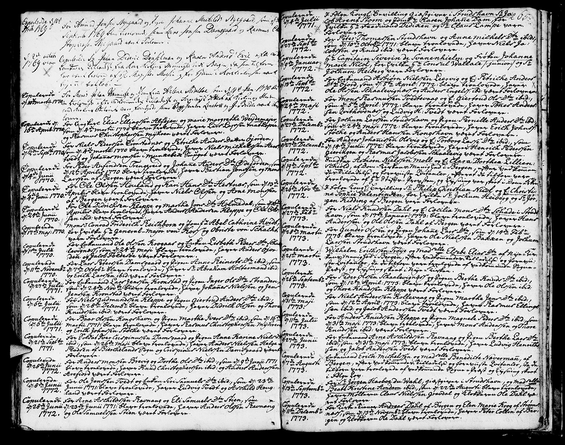 Askøy Sokneprestembete, AV/SAB-A-74101/H/Ha/Haa/Haaa/L0001: Ministerialbok nr. A 1, 1742-1818, s. 265