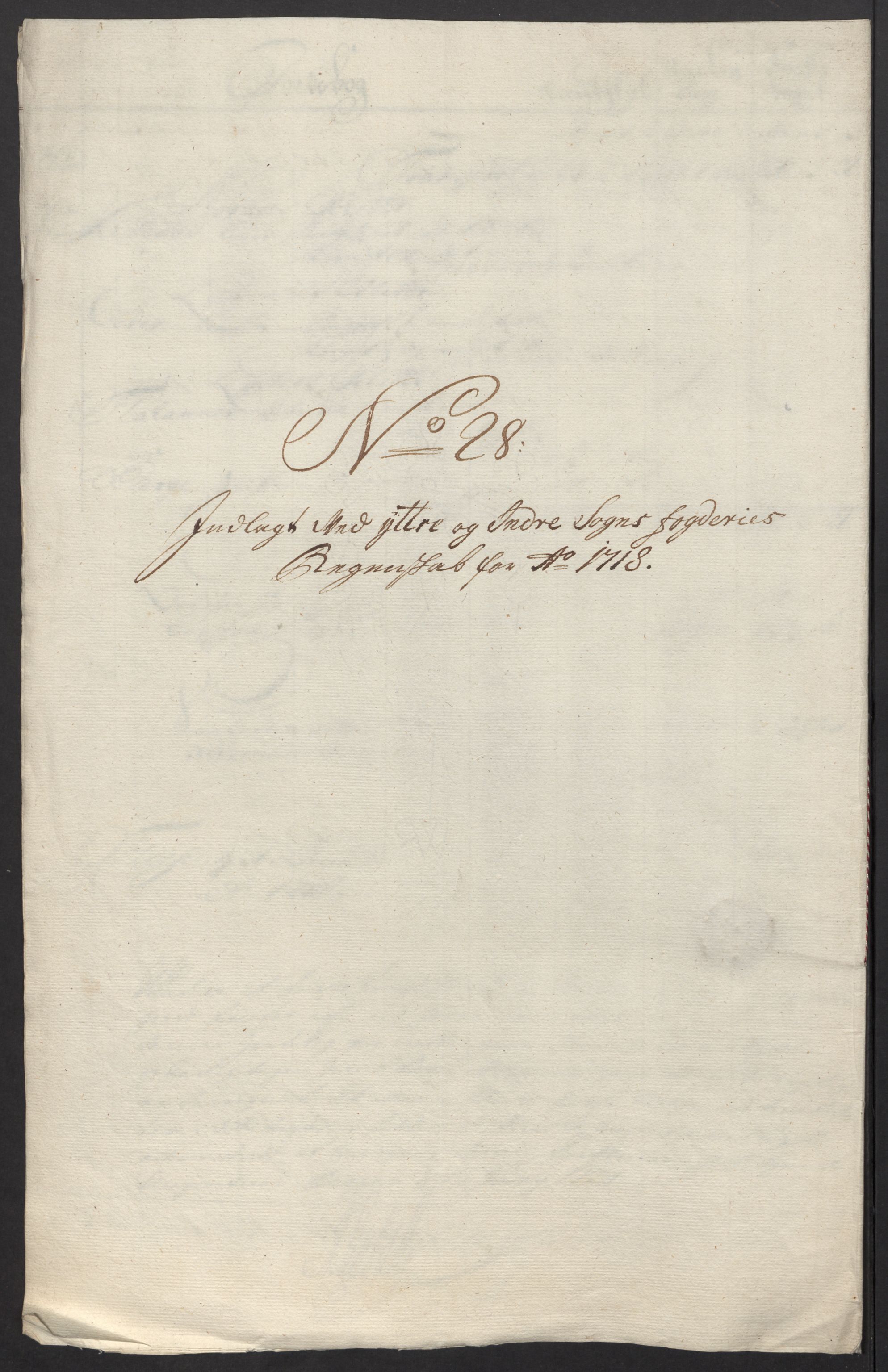 Rentekammeret inntil 1814, Reviderte regnskaper, Fogderegnskap, AV/RA-EA-4092/R52/L3321: Fogderegnskap Sogn, 1717-1718, s. 671