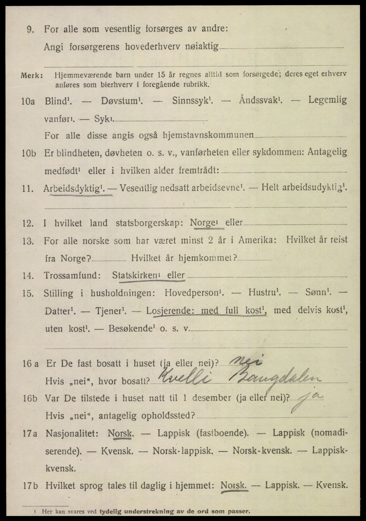 SAT, Folketelling 1920 for 1746 Klinga herred, 1920, s. 2108