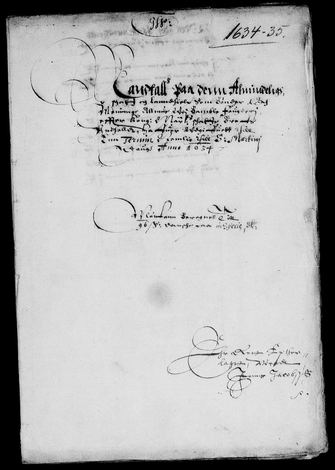 Rentekammeret inntil 1814, Reviderte regnskaper, Lensregnskaper, AV/RA-EA-5023/R/Rb/Rbp/L0018: Bratsberg len, 1634-1636