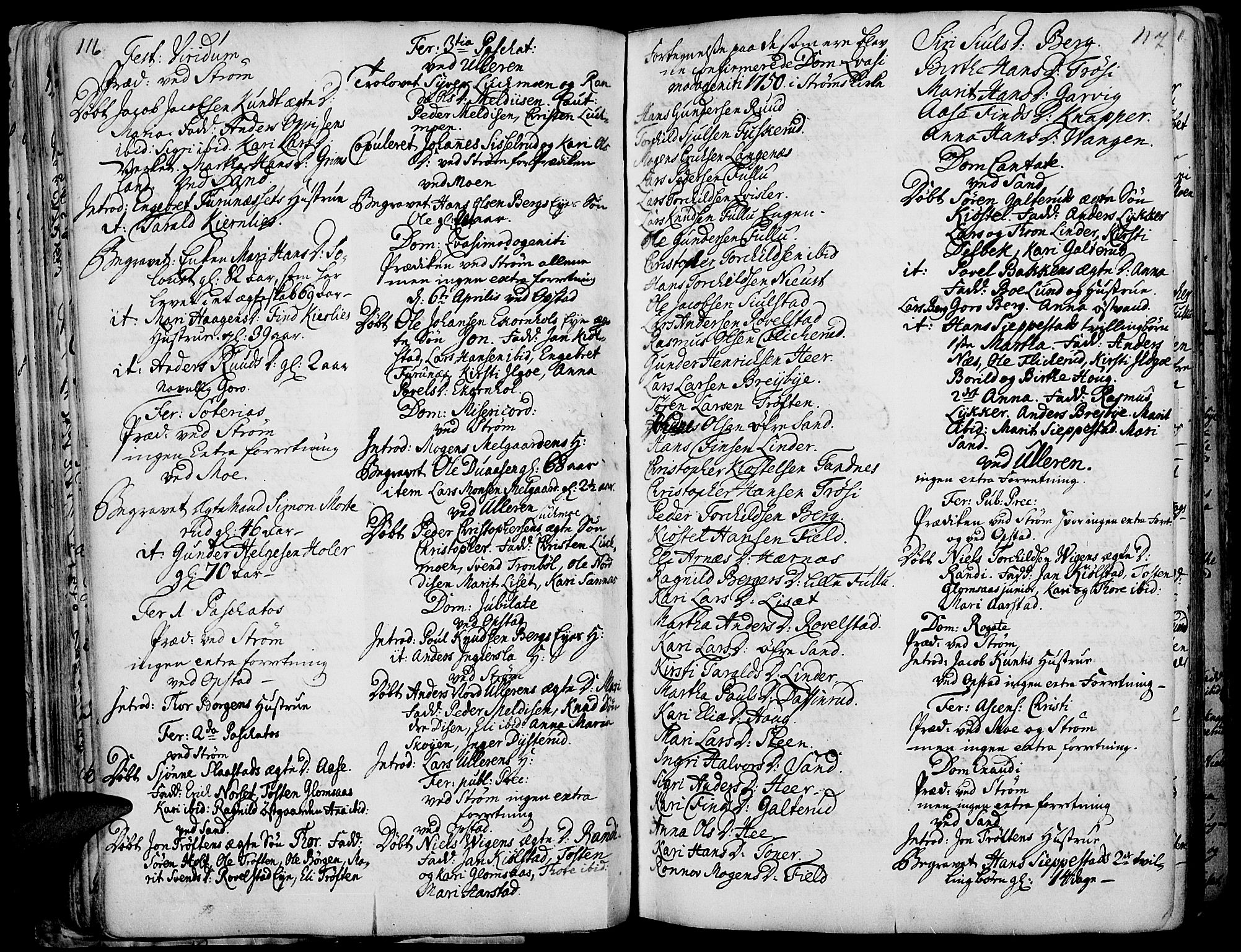 Strøm-Odalen prestekontor, AV/SAH-PREST-028/H/Ha/Haa/L0003: Ministerialbok nr. 3, 1741-1803, s. 116-117