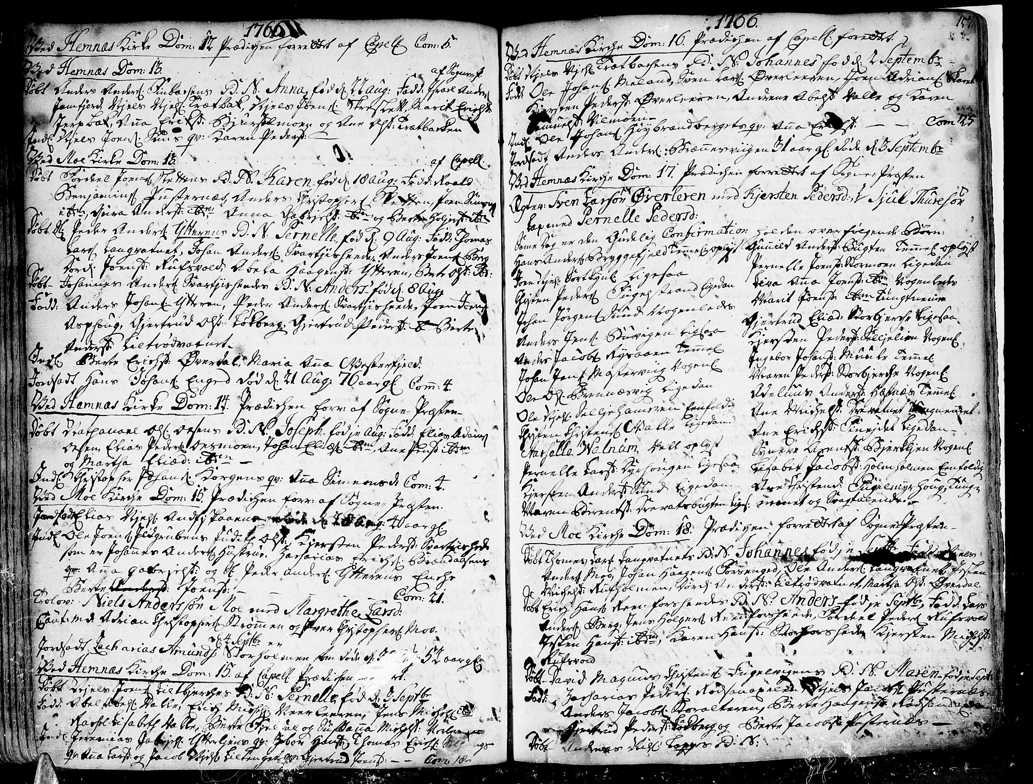 Ministerialprotokoller, klokkerbøker og fødselsregistre - Nordland, AV/SAT-A-1459/825/L0348: Ministerialbok nr. 825A04, 1752-1788, s. 157