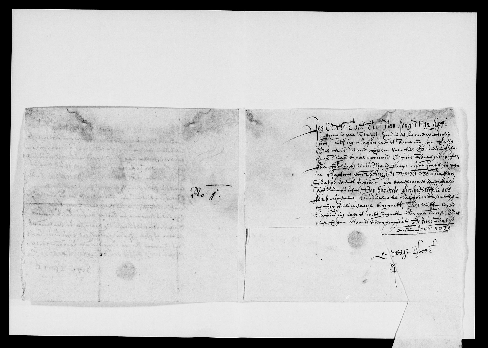 Rentekammeret inntil 1814, Reviderte regnskaper, Lensregnskaper, AV/RA-EA-5023/R/Rb/Rbp/L0021: Bratsberg len, 1637-1639