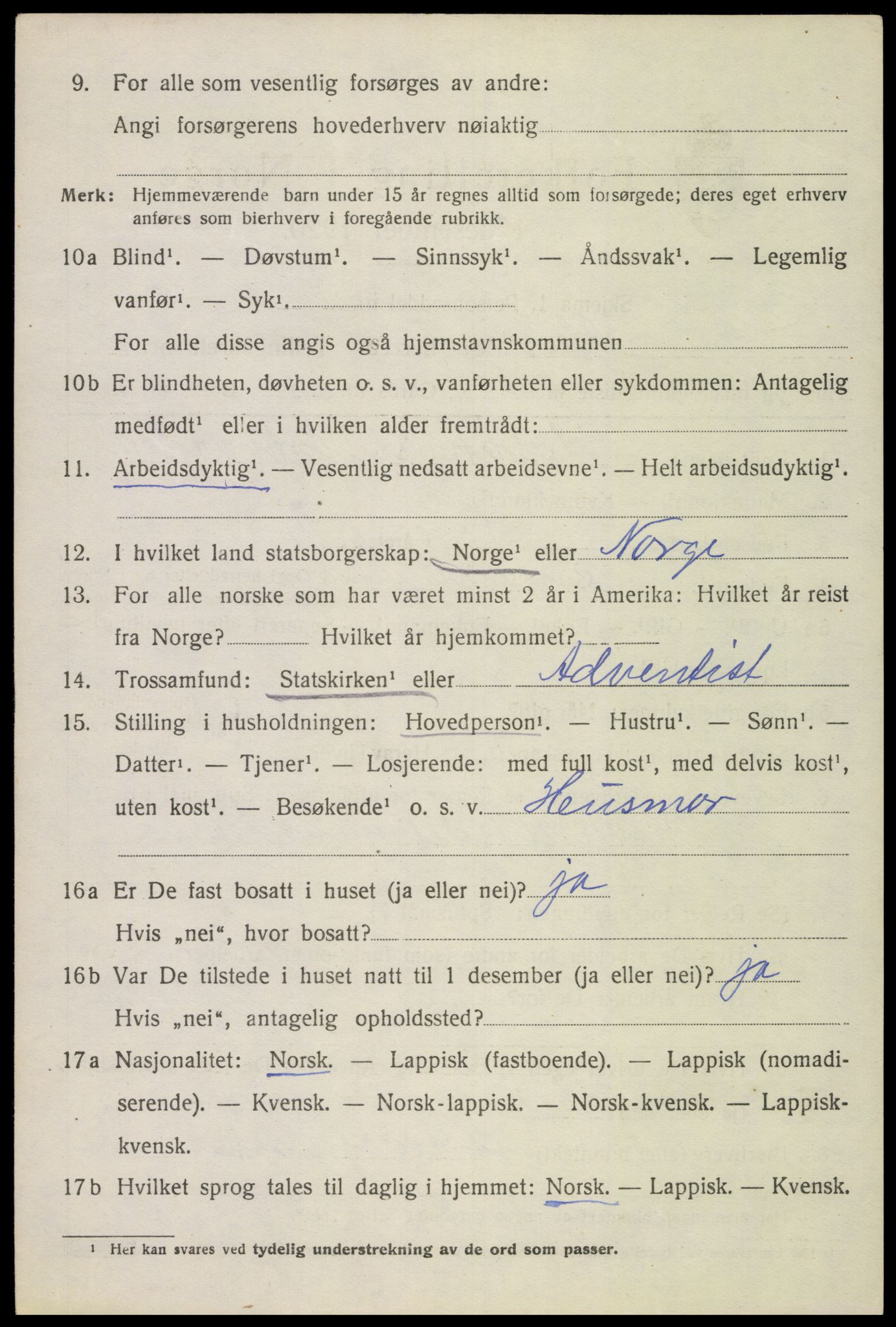 SAT, Folketelling 1920 for 1868 Øksnes herred, 1920, s. 4843