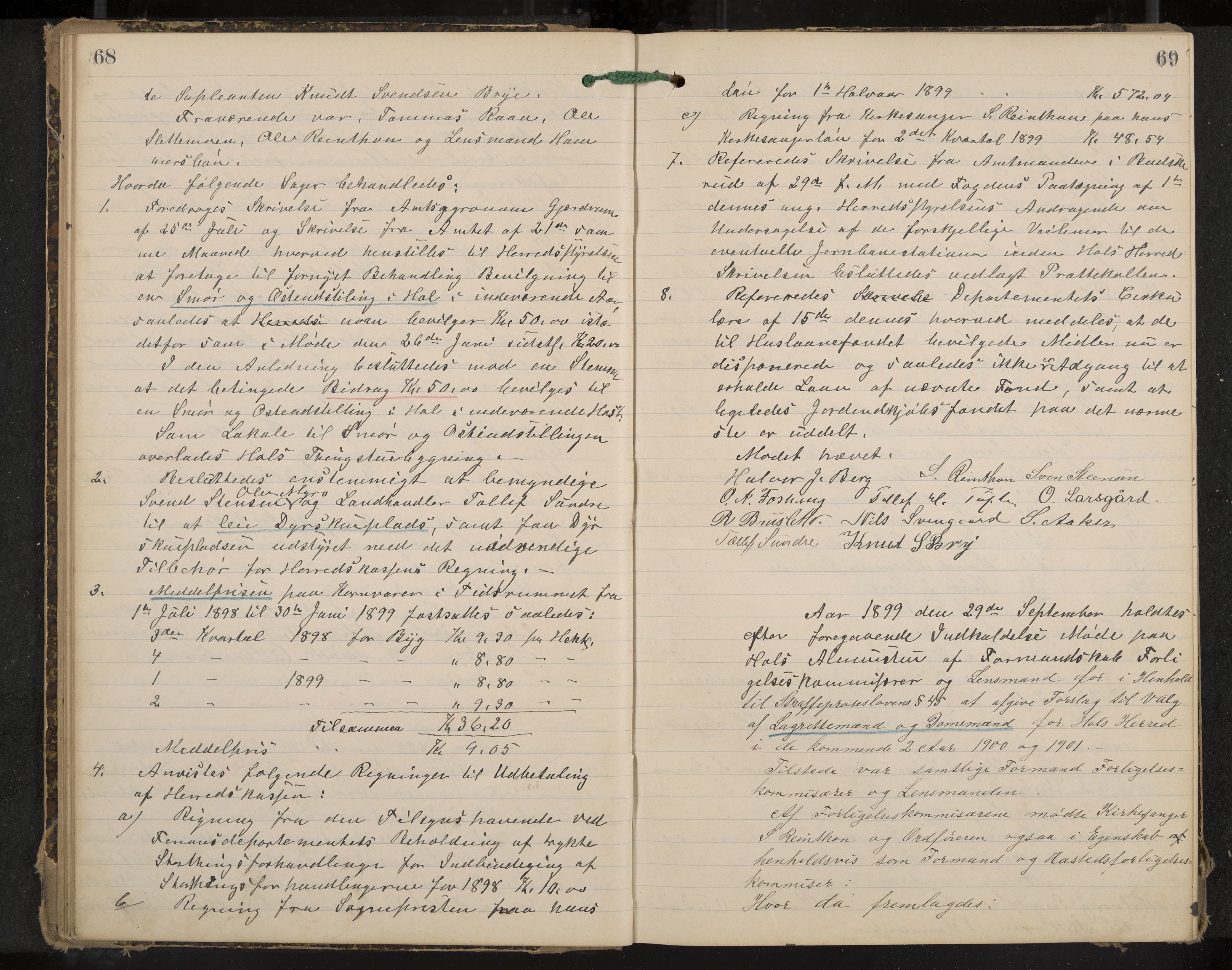 Hol formannskap og sentraladministrasjon, IKAK/0620021-1/A/L0003: Møtebok, 1897-1904, s. 68-69