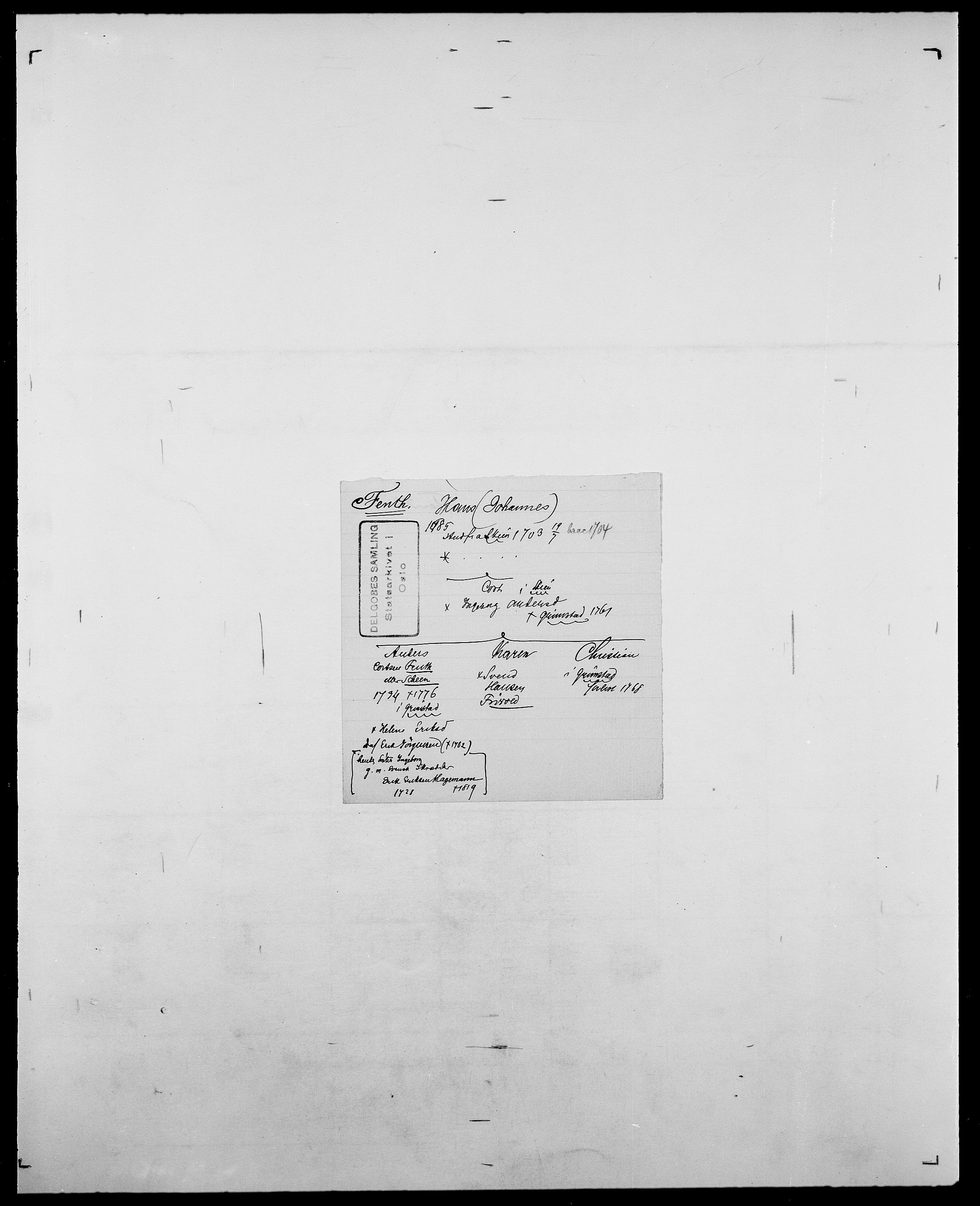 Delgobe, Charles Antoine - samling, AV/SAO-PAO-0038/D/Da/L0011: Fahlander - Flood, Flod, s. 361