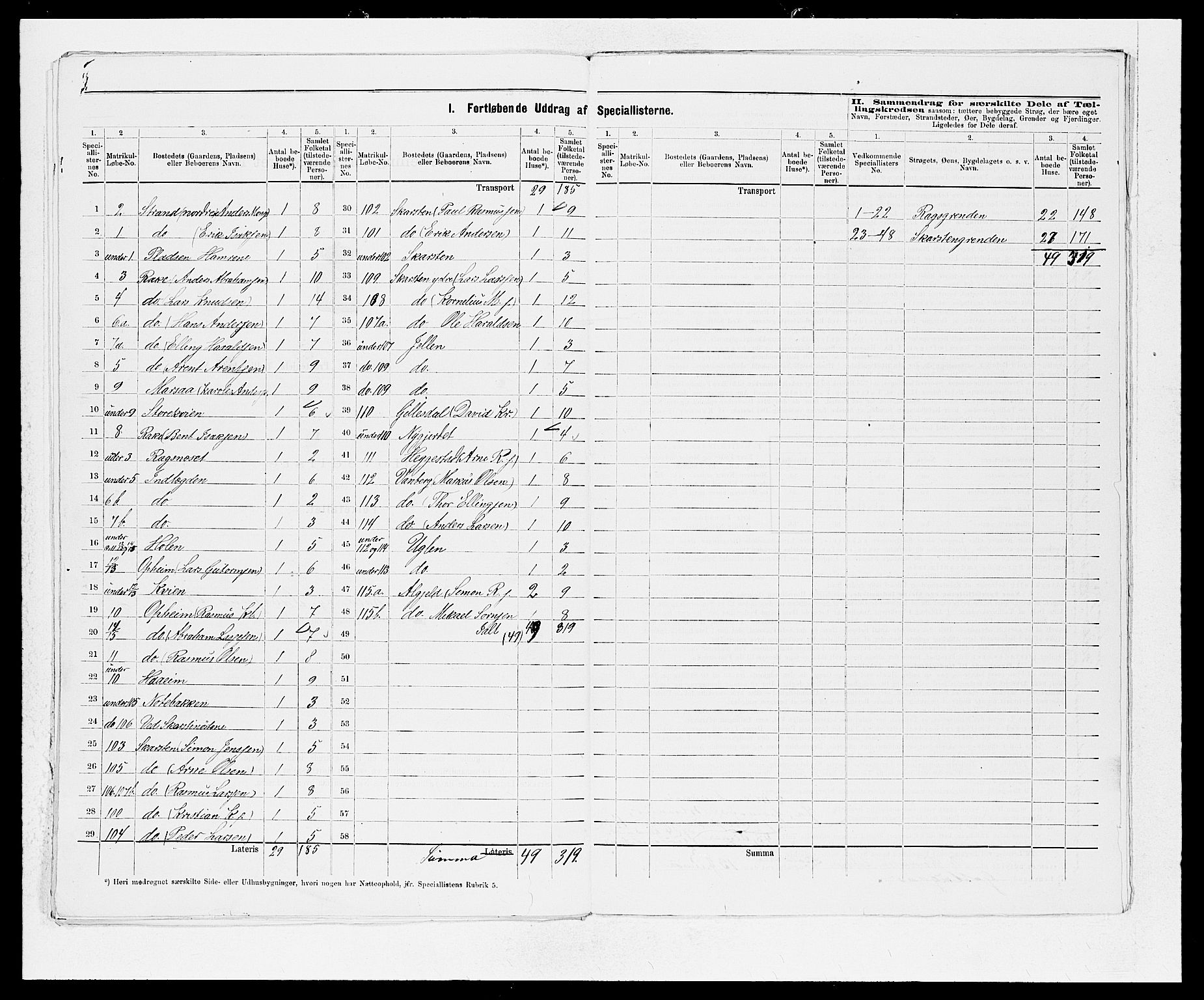 SAB, Folketelling 1875 for 1447P Innvik prestegjeld, 1875, s. 13