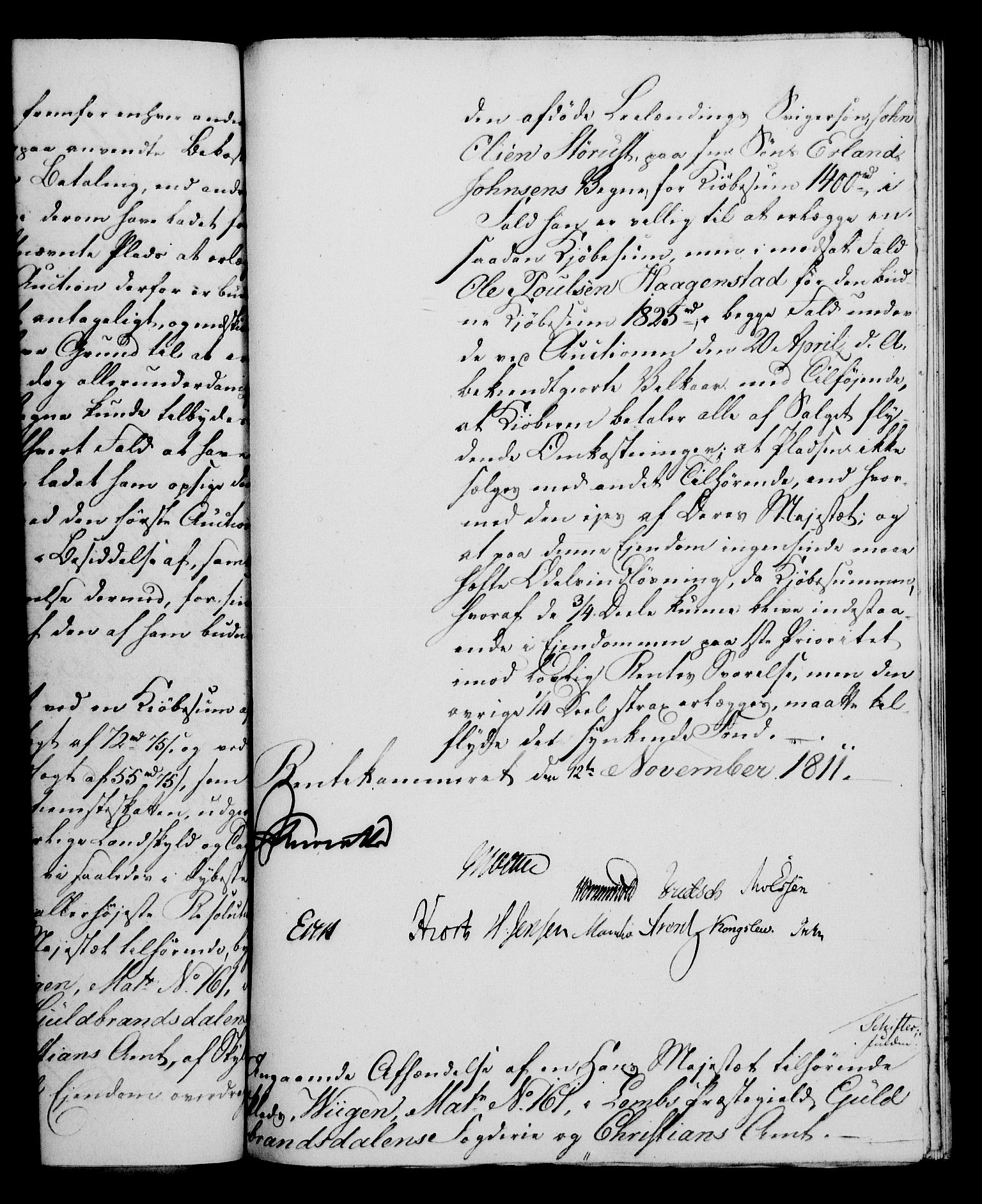 Rentekammeret, Kammerkanselliet, RA/EA-3111/G/Gf/Gfa/L0093: Norsk relasjons- og resolusjonsprotokoll (merket RK 52.93), 1811, s. 596