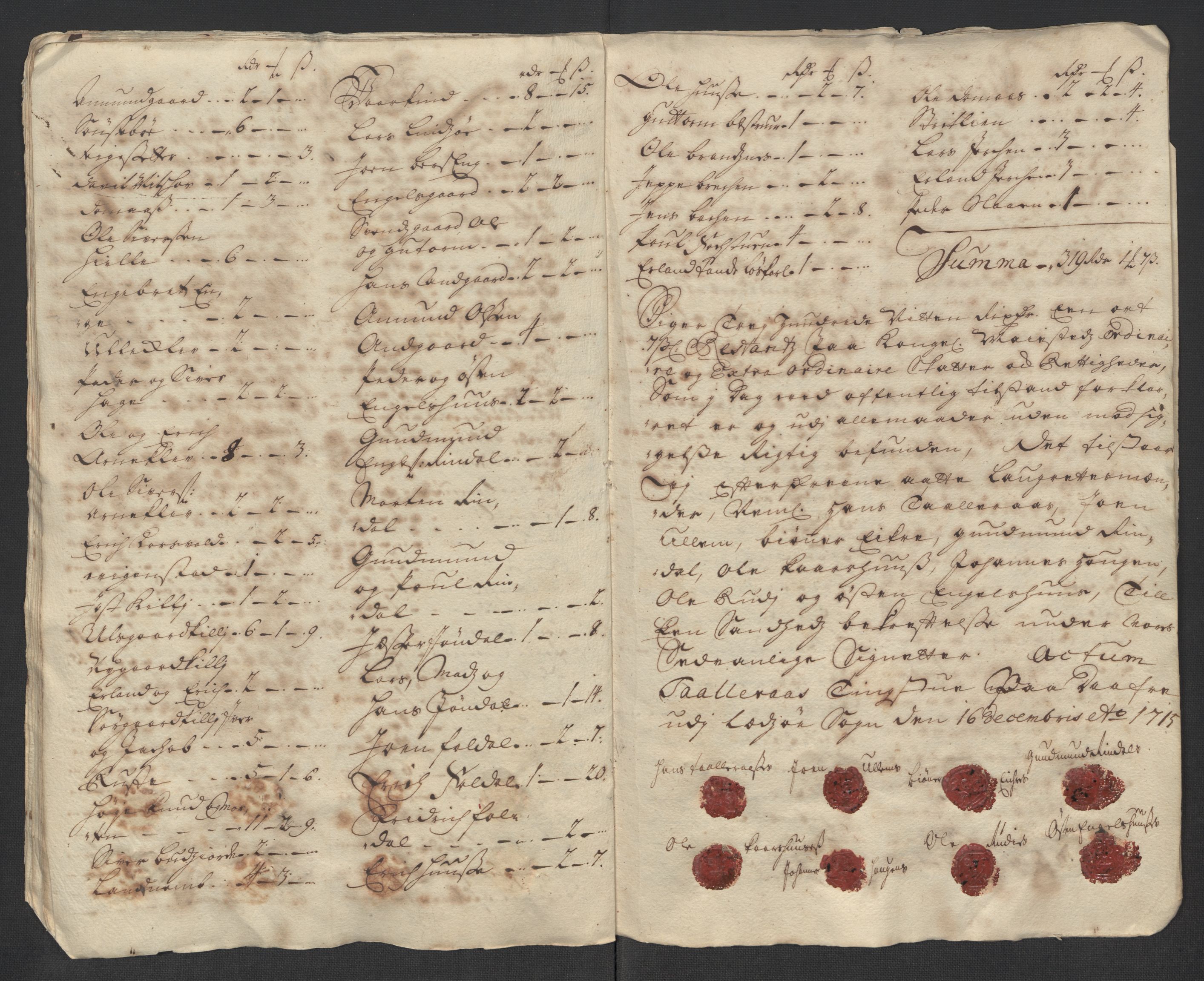 Rentekammeret inntil 1814, Reviderte regnskaper, Fogderegnskap, AV/RA-EA-4092/R17/L1184: Fogderegnskap Gudbrandsdal, 1715, s. 297