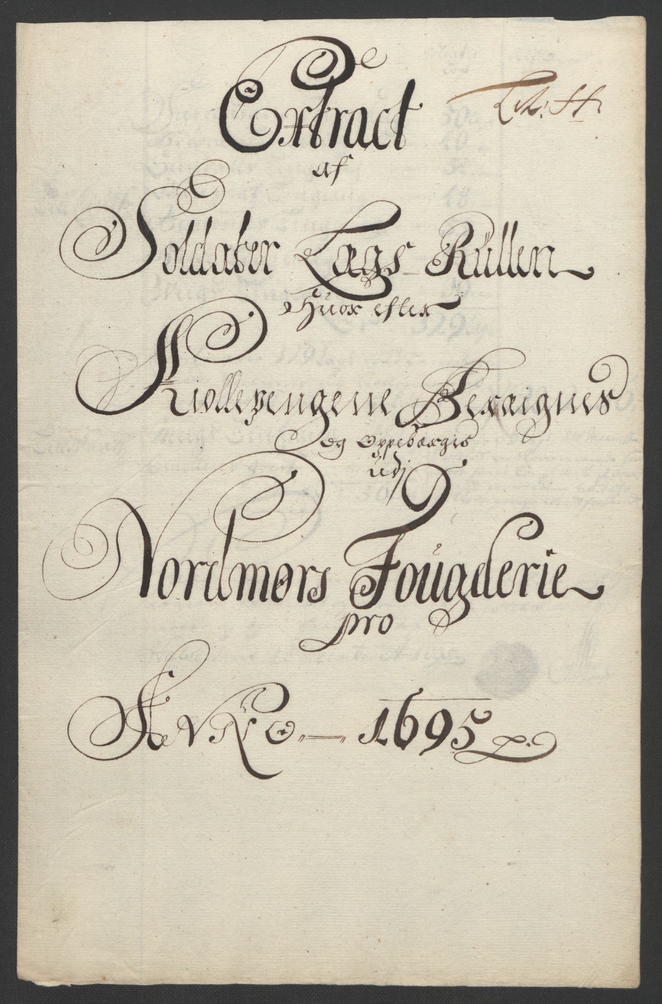 Rentekammeret inntil 1814, Reviderte regnskaper, Fogderegnskap, AV/RA-EA-4092/R56/L3736: Fogderegnskap Nordmøre, 1694-1696, s. 276