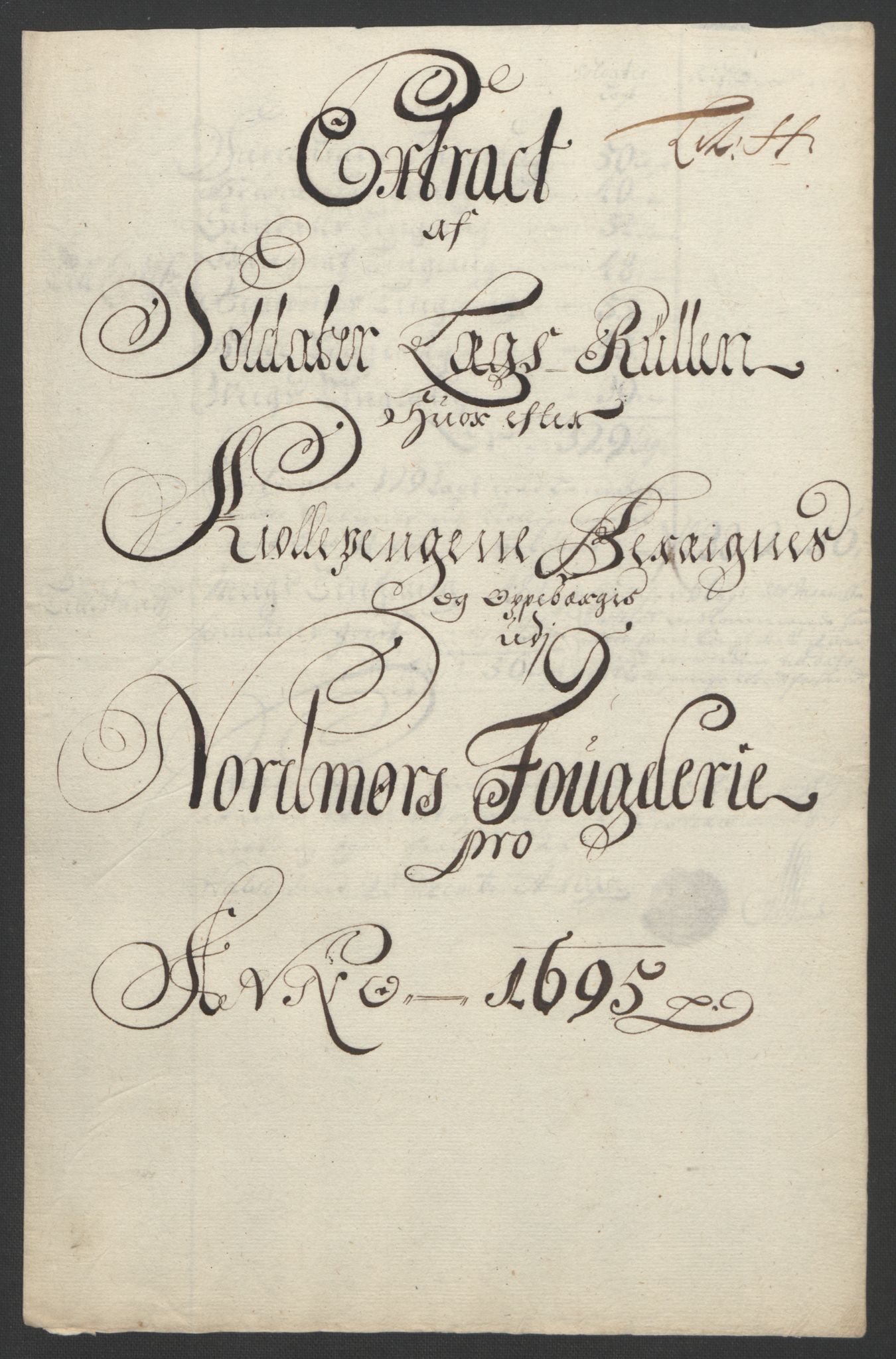 Rentekammeret inntil 1814, Reviderte regnskaper, Fogderegnskap, RA/EA-4092/R56/L3736: Fogderegnskap Nordmøre, 1694-1696, s. 276