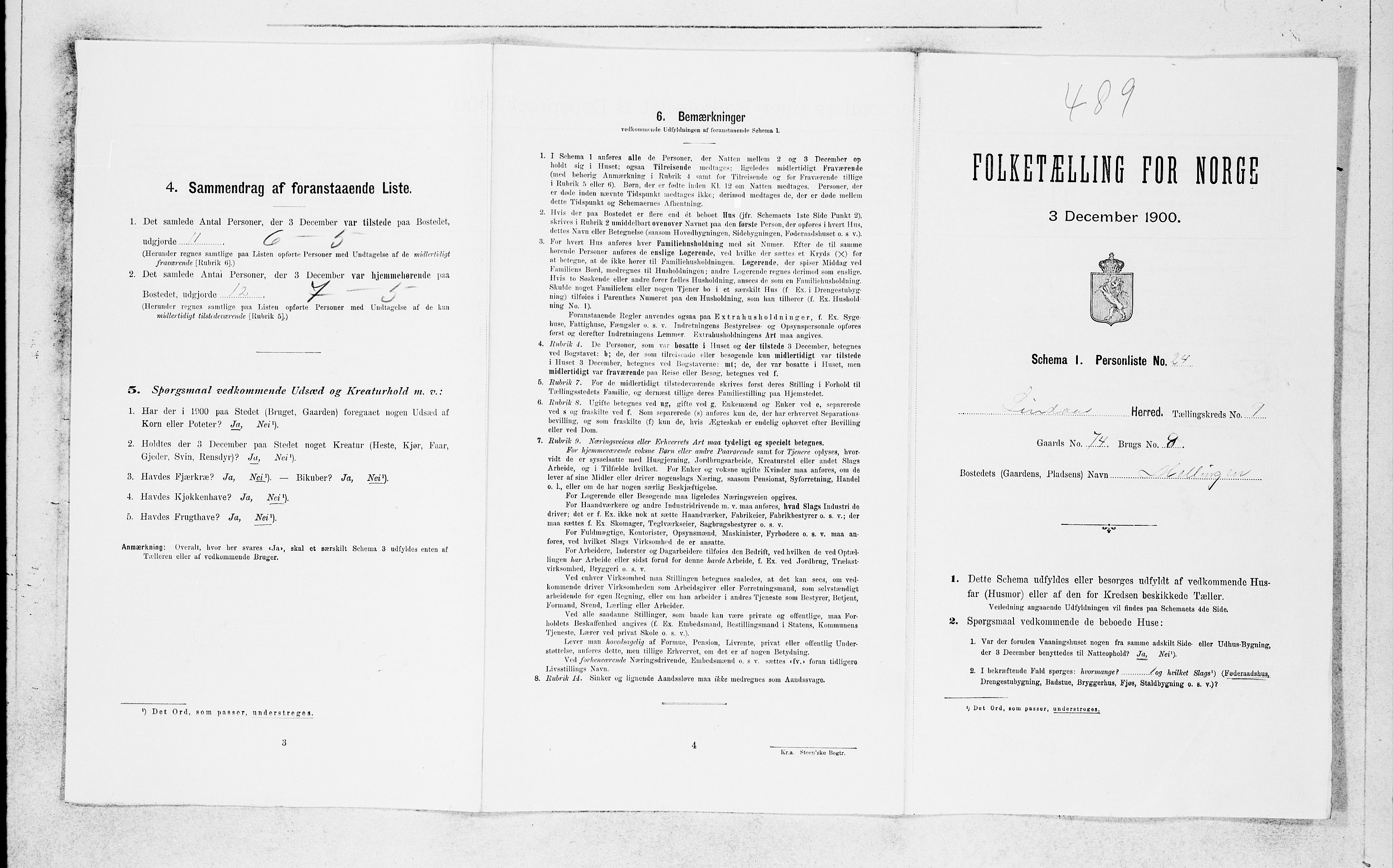 SAB, Folketelling 1900 for 1263 Lindås herred, 1900, s. 781