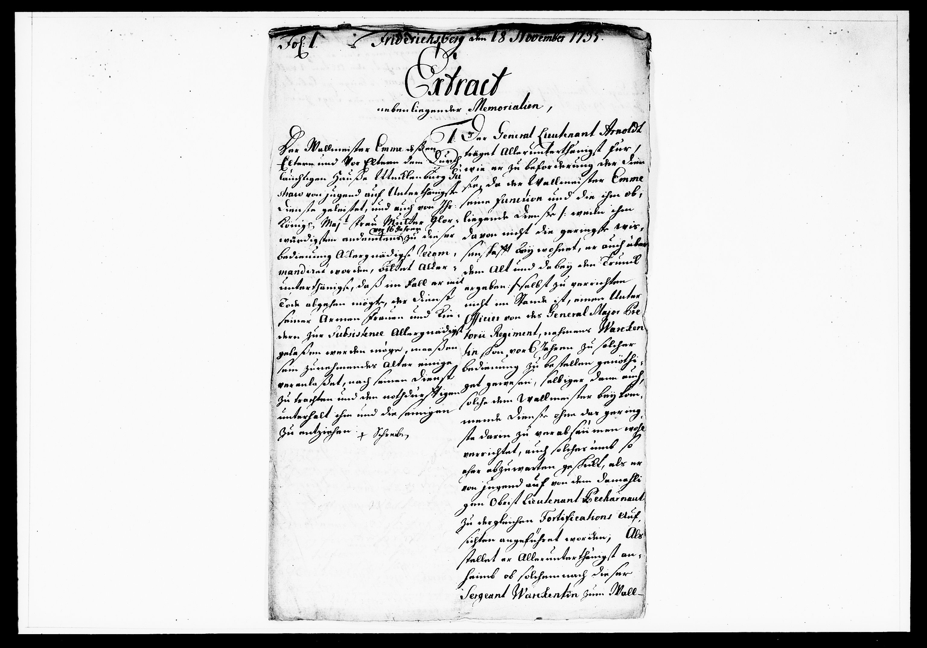 Krigskollegiet, Krigskancelliet, DRA/A-0006/-/1122-1129: Refererede sager, 1735, s. 531
