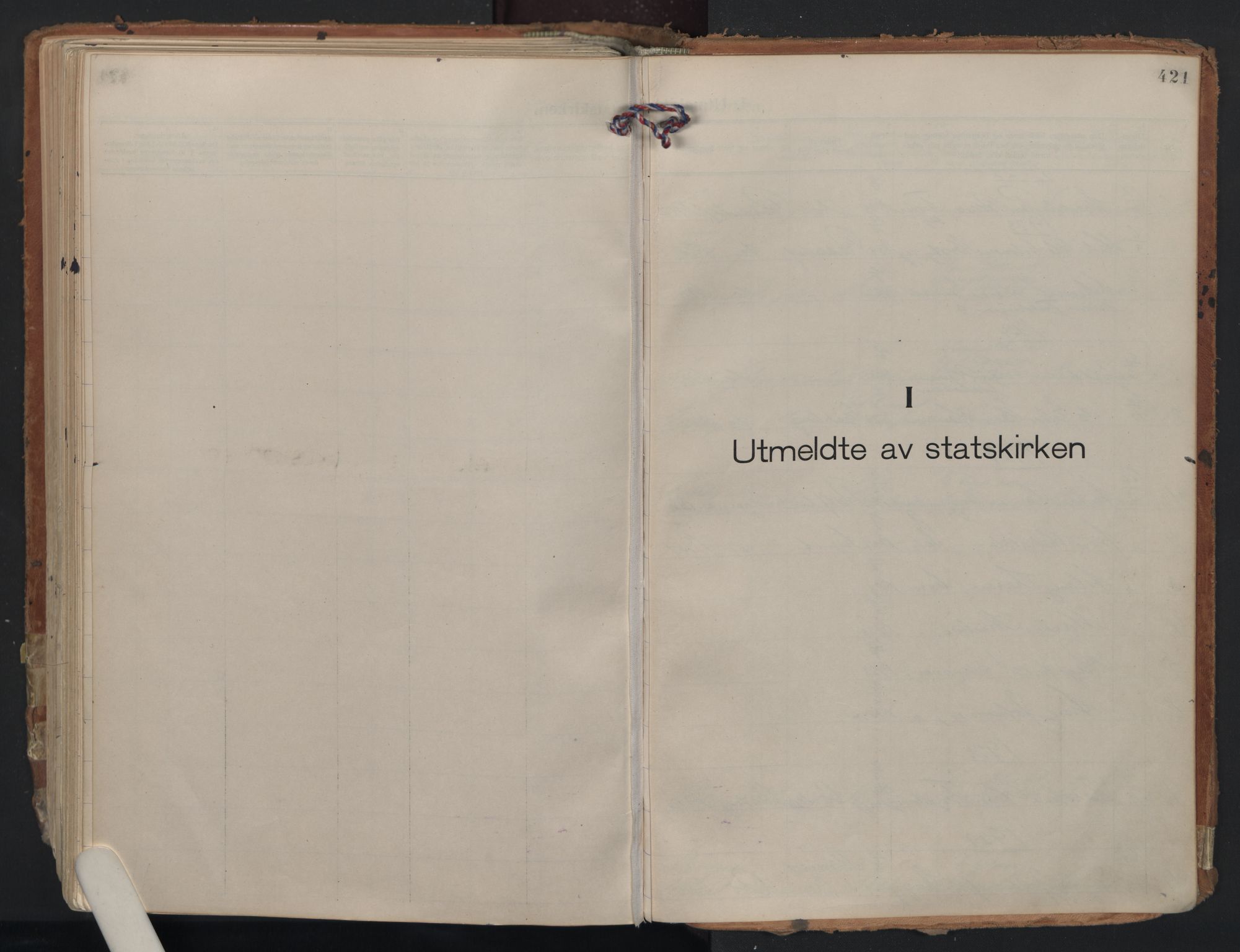 Rakkestad prestekontor Kirkebøker, SAO/A-2008/F/Fa/L0016: Ministerialbok nr. I 16, 1922-1943, s. 421