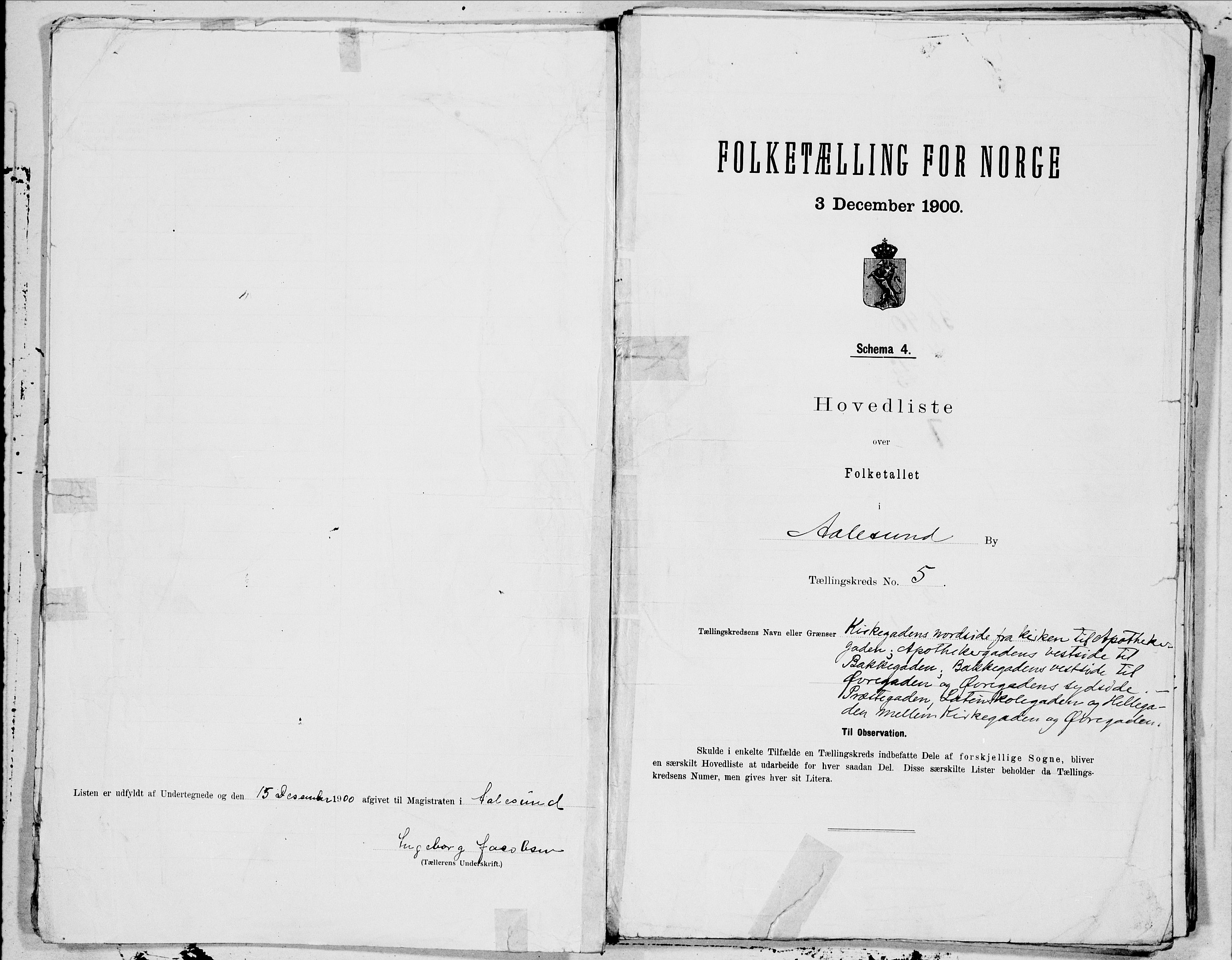 SAT, Folketelling 1900 for 1501 Ålesund kjøpstad, 1900, s. 10