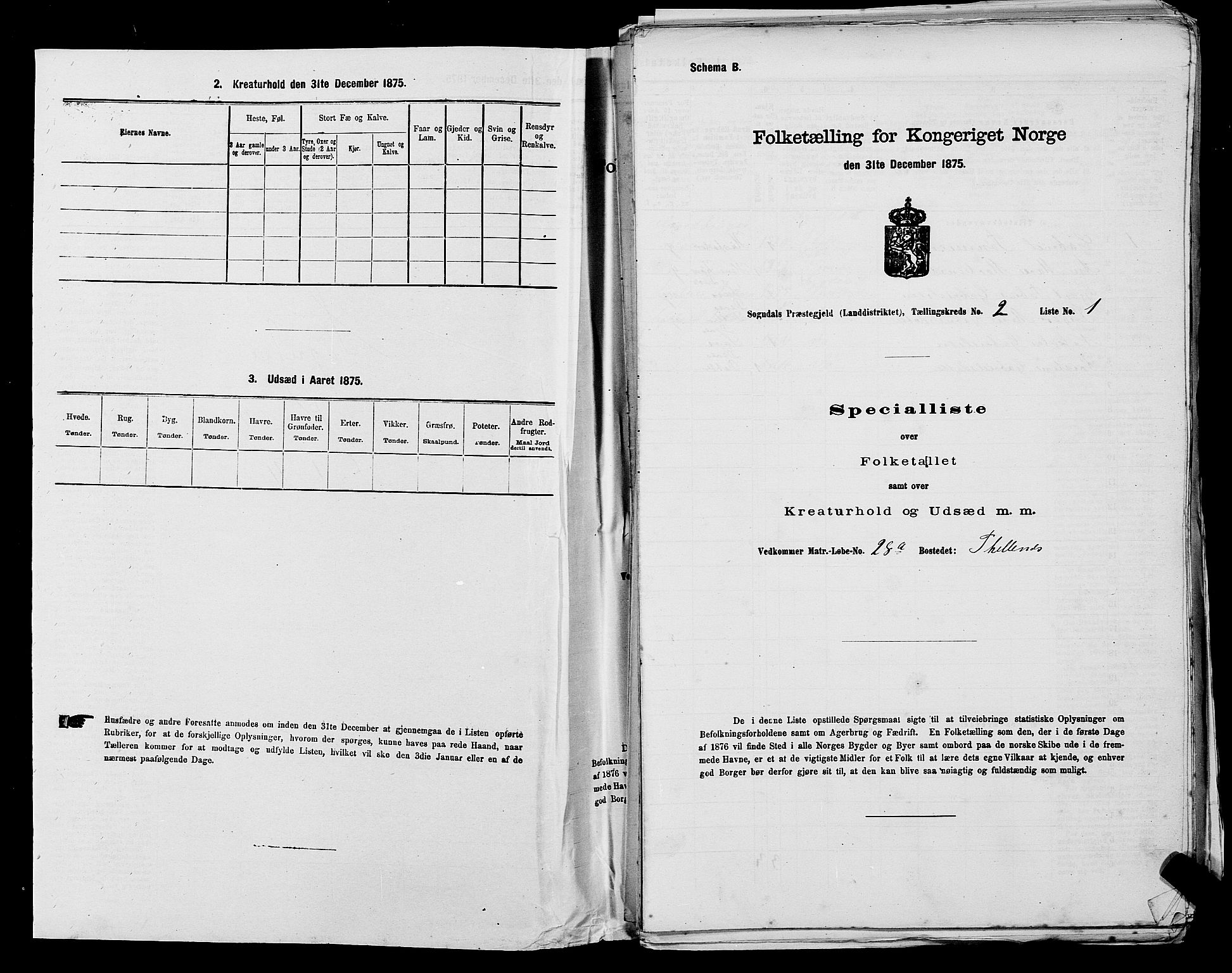 SAST, Folketelling 1875 for 1111L Sokndal prestegjeld, Sokndal landsokn, 1875, s. 104