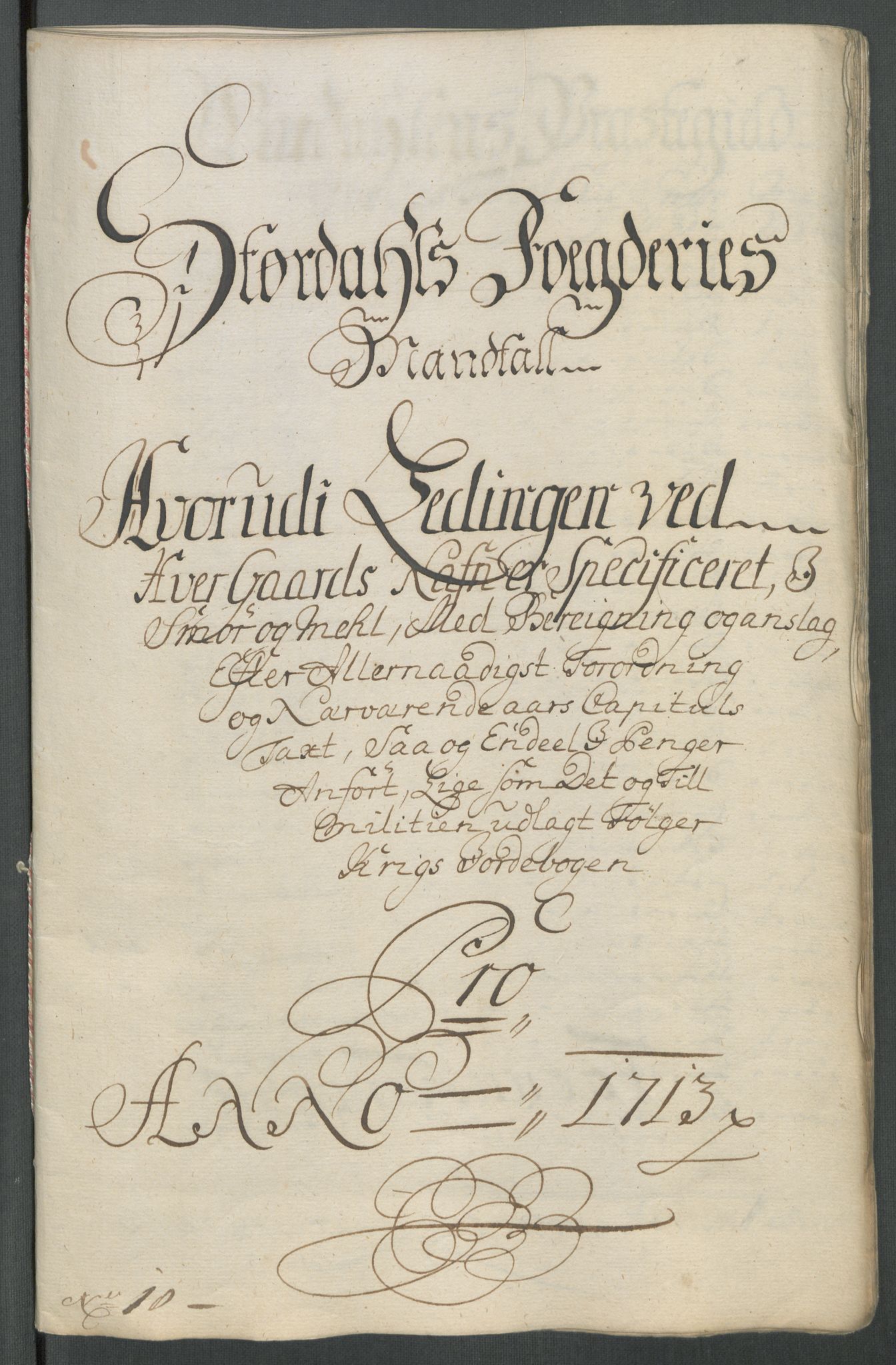 Rentekammeret inntil 1814, Reviderte regnskaper, Fogderegnskap, RA/EA-4092/R62/L4203: Fogderegnskap Stjørdal og Verdal, 1713, s. 204