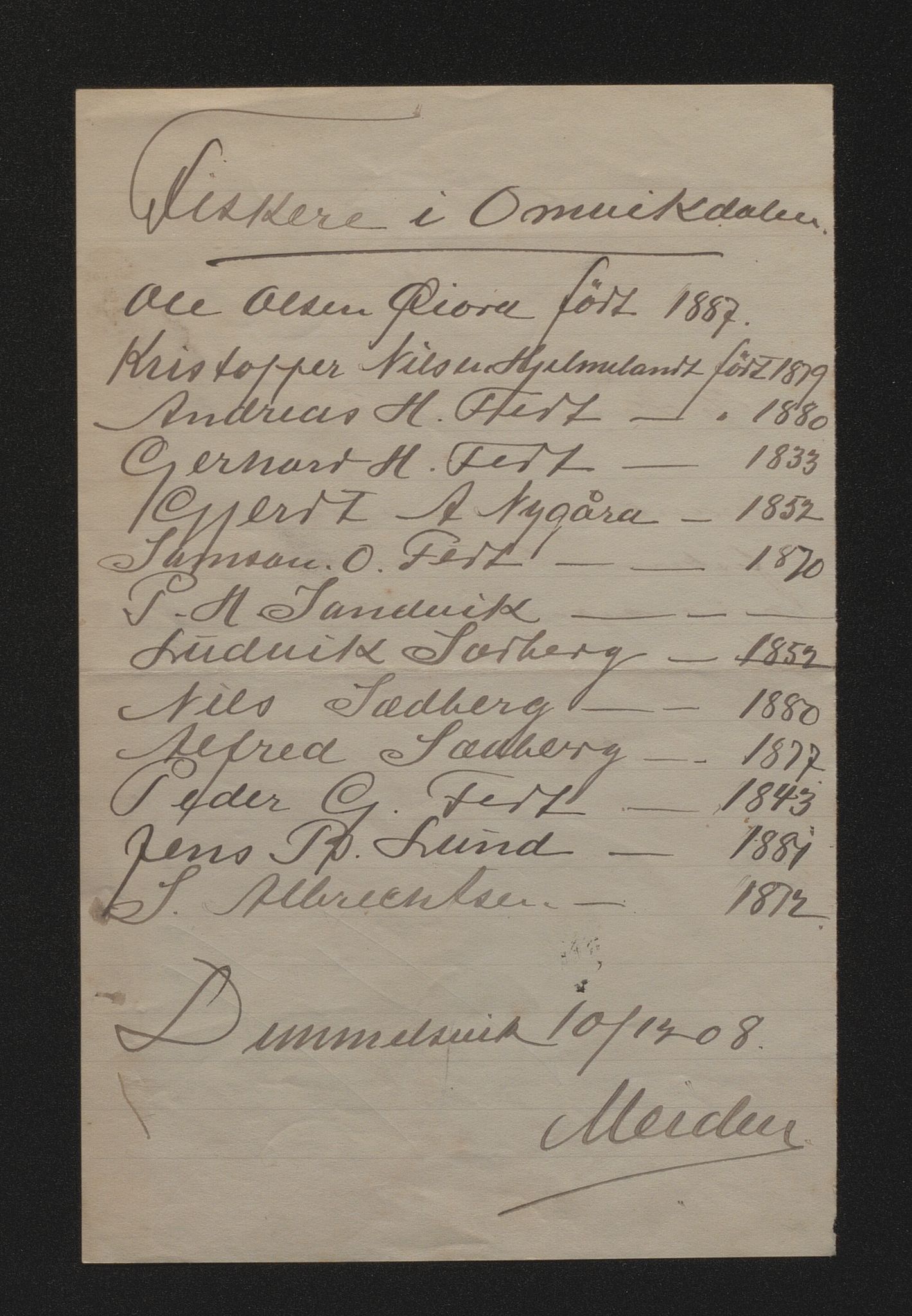 Kvinnherad kommune. Fiskarmanntalsnemnda , IKAH/1224-352/F/Fa/L0001: Fiskarmanntal , 1908-1924