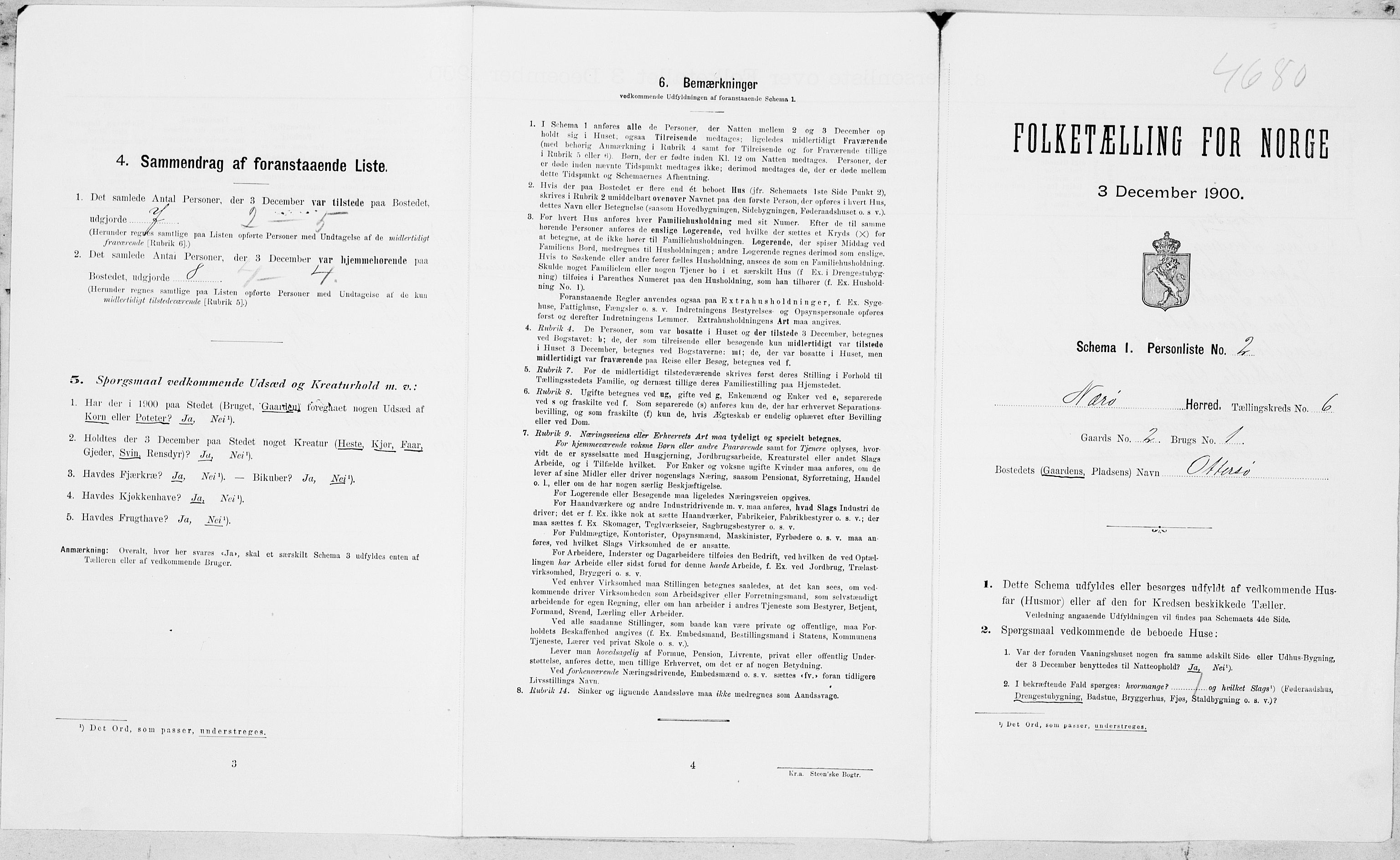 SAT, Folketelling 1900 for 1751 Nærøy herred, 1900, s. 531