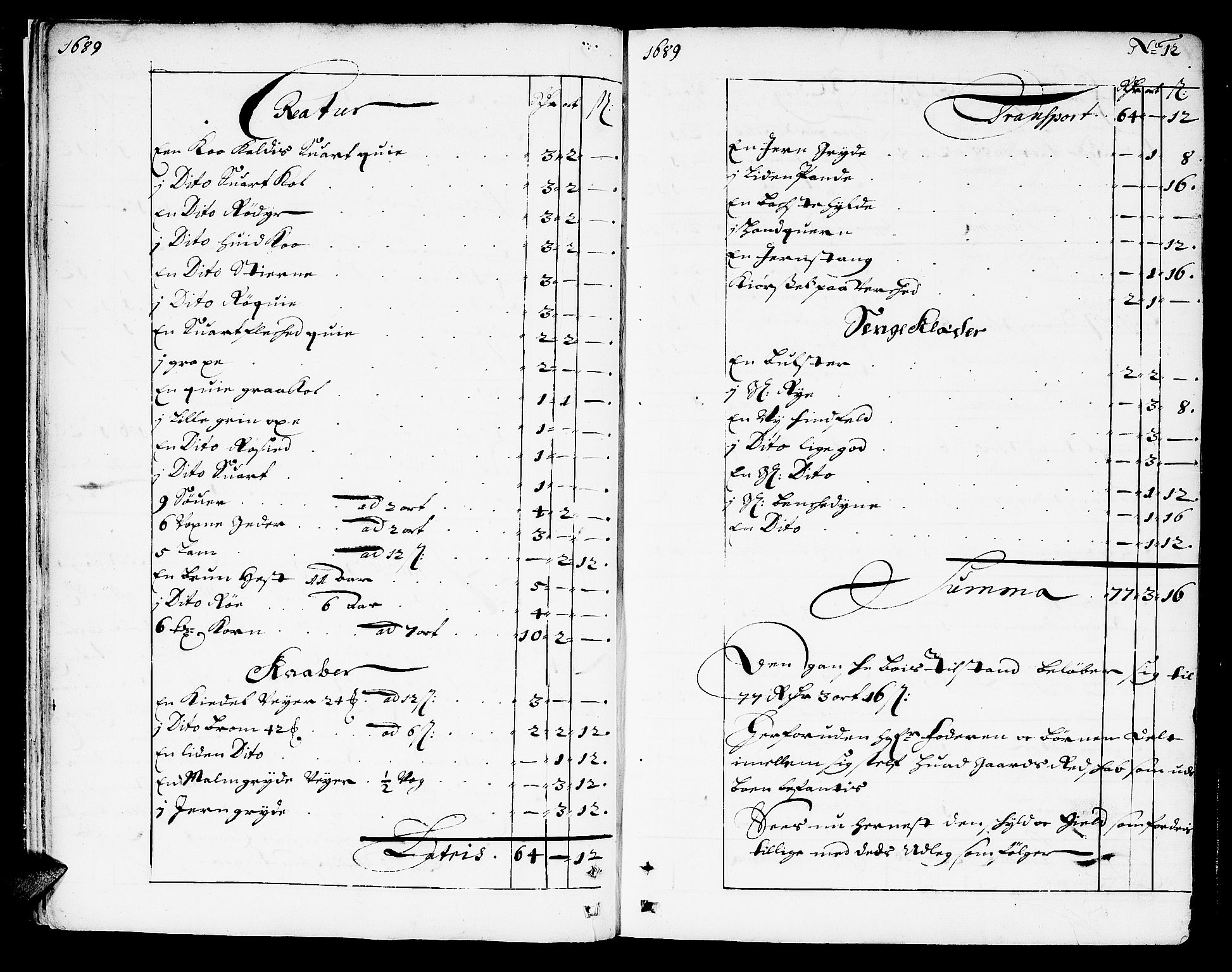 Orkdal sorenskriveri, AV/SAT-A-4169/1/3/3Aa/L0001: Skifteprotokoller, 1689-1728, s. 11b-12a