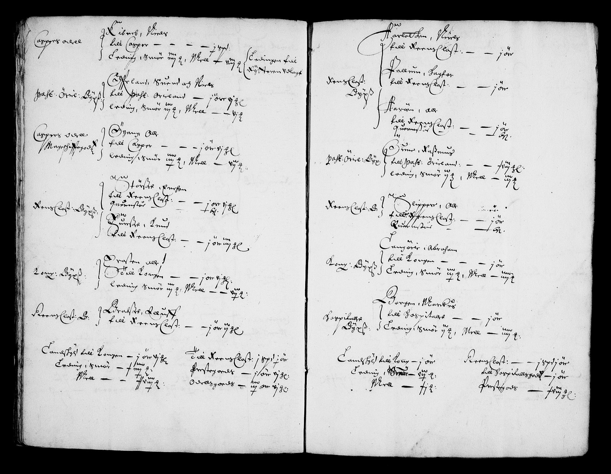 Rentekammeret inntil 1814, Realistisk ordnet avdeling, AV/RA-EA-4070/N/Na/L0002/0002: [XI g]: Trondheims stifts jordebøker: / Fosen fogderi, 1664