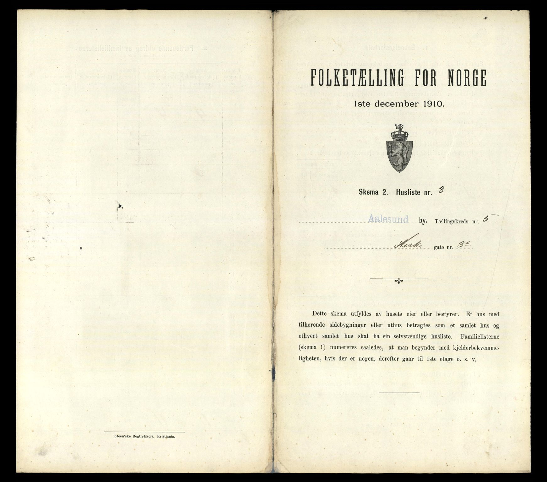 RA, Folketelling 1910 for 1501 Ålesund kjøpstad, 1910, s. 1895