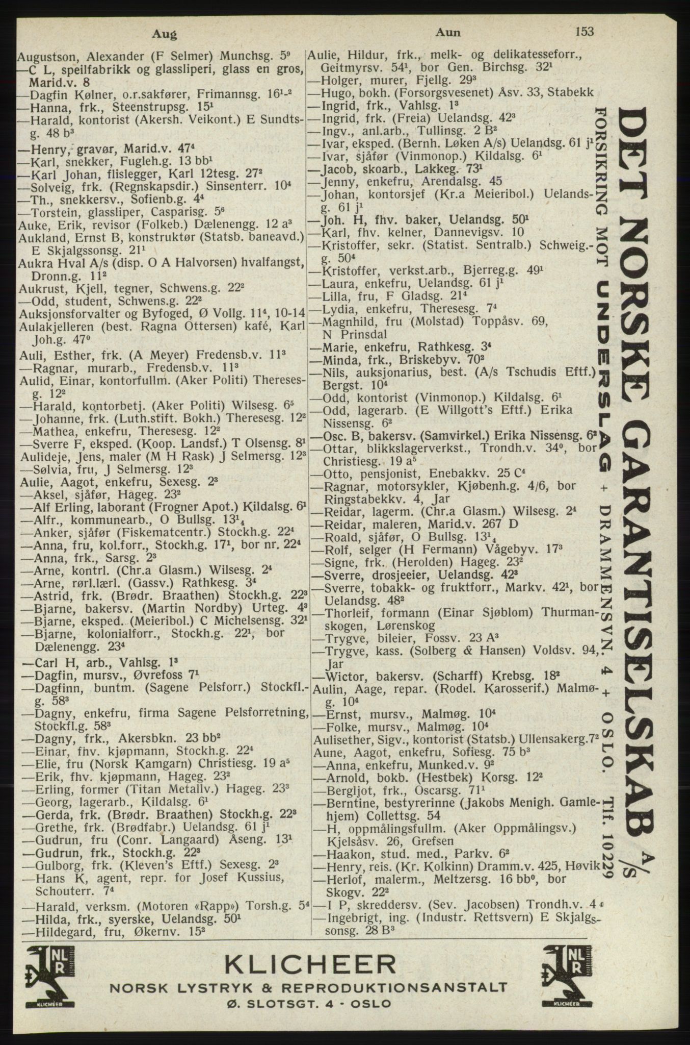 Kristiania/Oslo adressebok, PUBL/-, 1940, s. 171