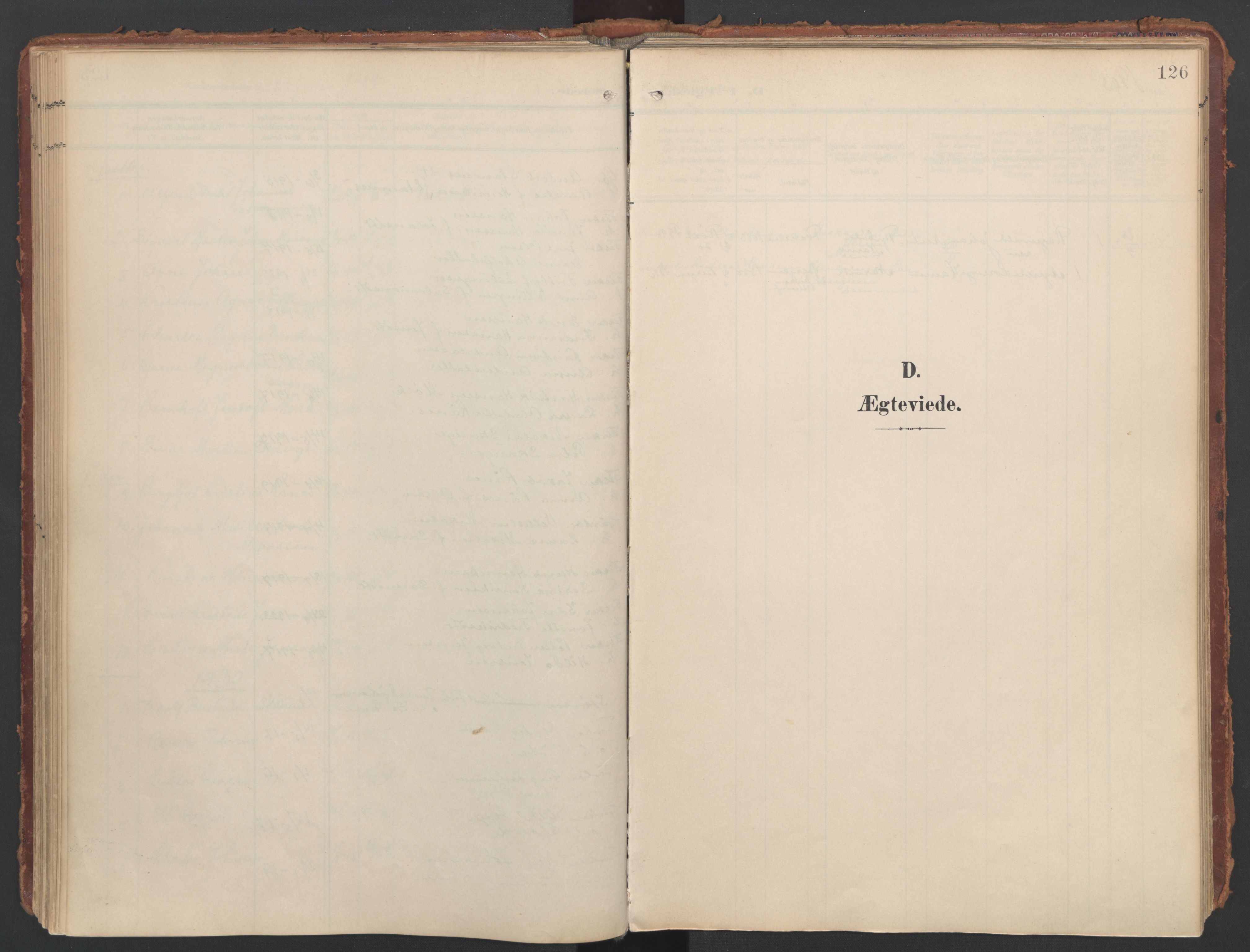 Ministerialprotokoller, klokkerbøker og fødselsregistre - Nordland, AV/SAT-A-1459/808/L0129: Ministerialbok nr. 808A02, 1903-1931, s. 126