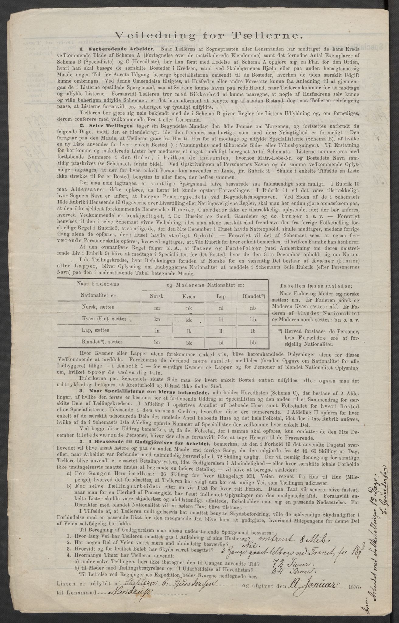 RA, Folketelling 1875 for 0218aP Vestre Aker prestegjeld, 1875, s. 45
