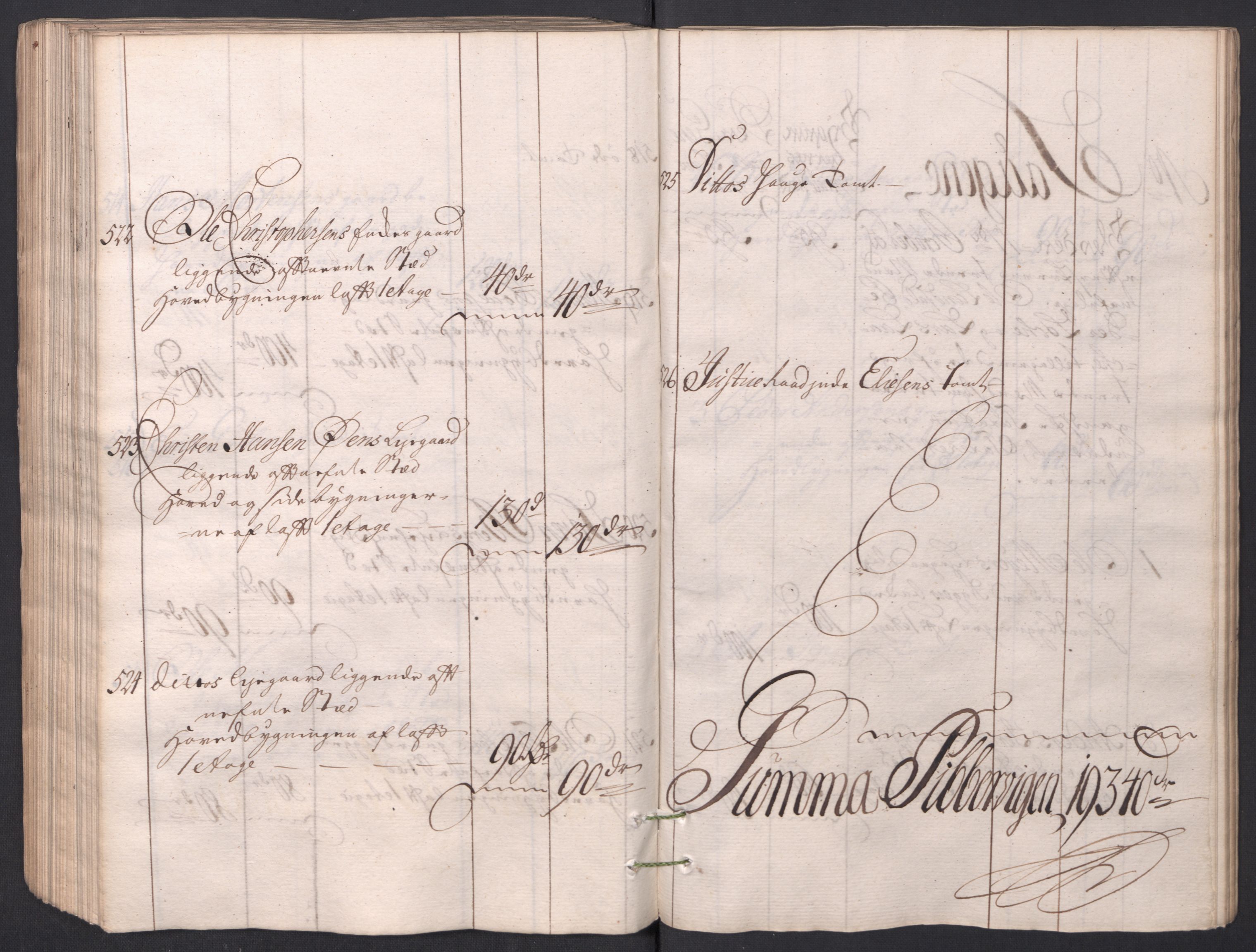 Kristiania stiftamt, AV/SAO-A-10386/I/Ia/L0001/0002: Branntakster / Christiania, 1766-1767