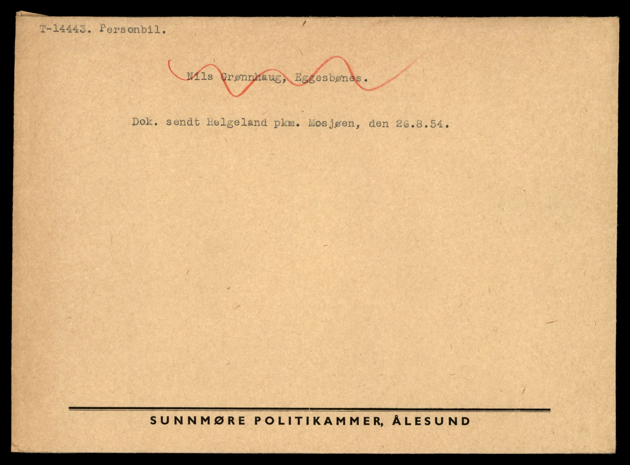 Møre og Romsdal vegkontor - Ålesund trafikkstasjon, AV/SAT-A-4099/F/Fe/L0045: Registreringskort for kjøretøy T 14320 - T 14444, 1927-1998, s. 3256