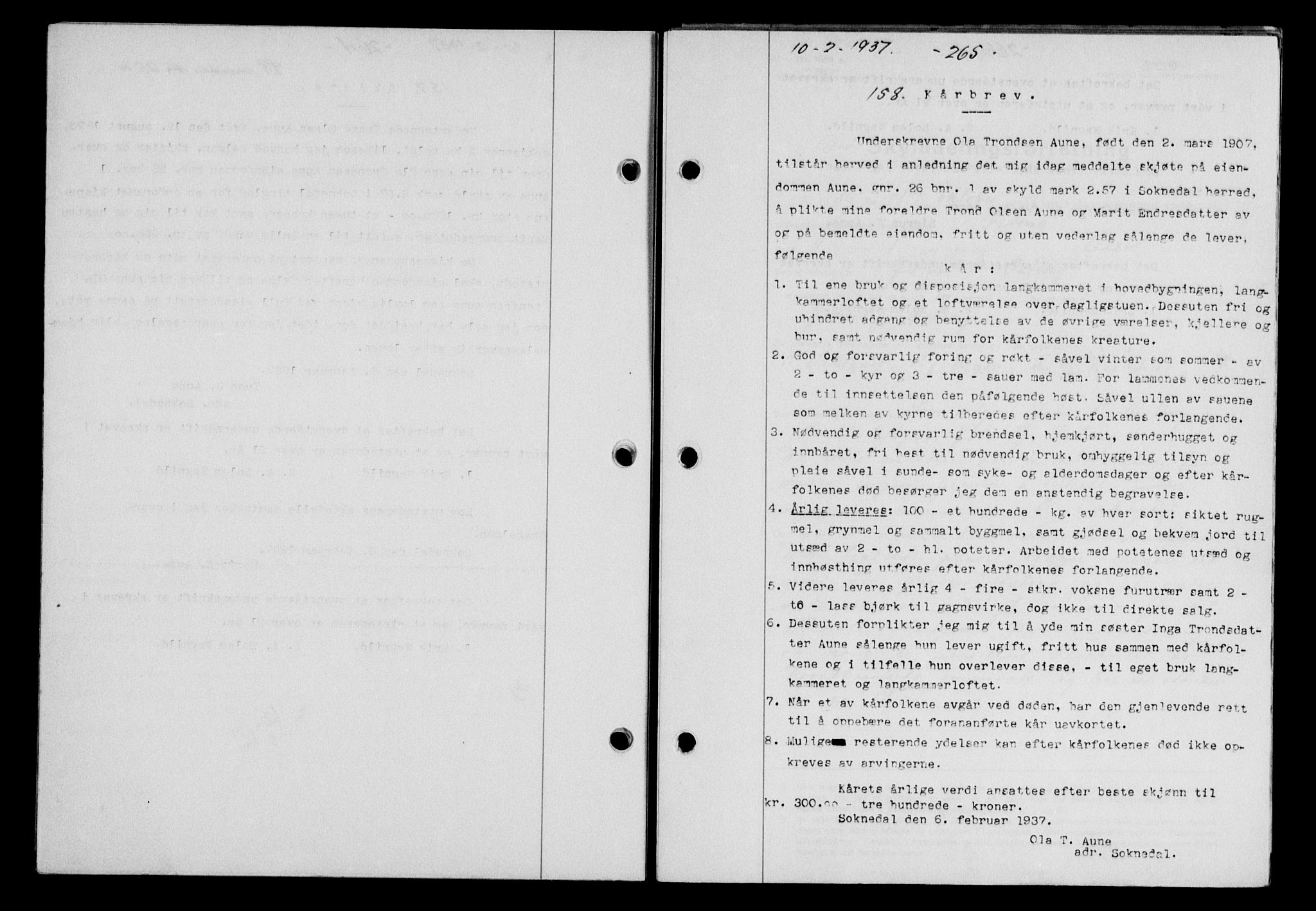 Gauldal sorenskriveri, SAT/A-0014/1/2/2C/L0046: Pantebok nr. 49-50, 1936-1937, Dagboknr: 158/1937