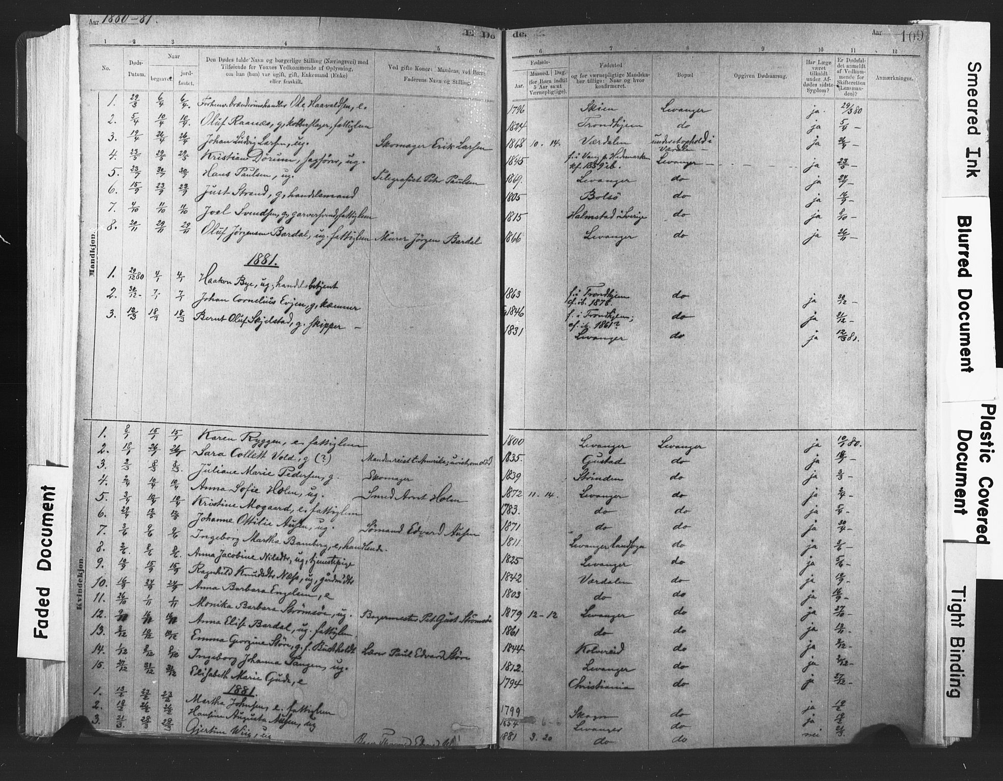 Ministerialprotokoller, klokkerbøker og fødselsregistre - Nord-Trøndelag, AV/SAT-A-1458/720/L0189: Ministerialbok nr. 720A05, 1880-1911, s. 109