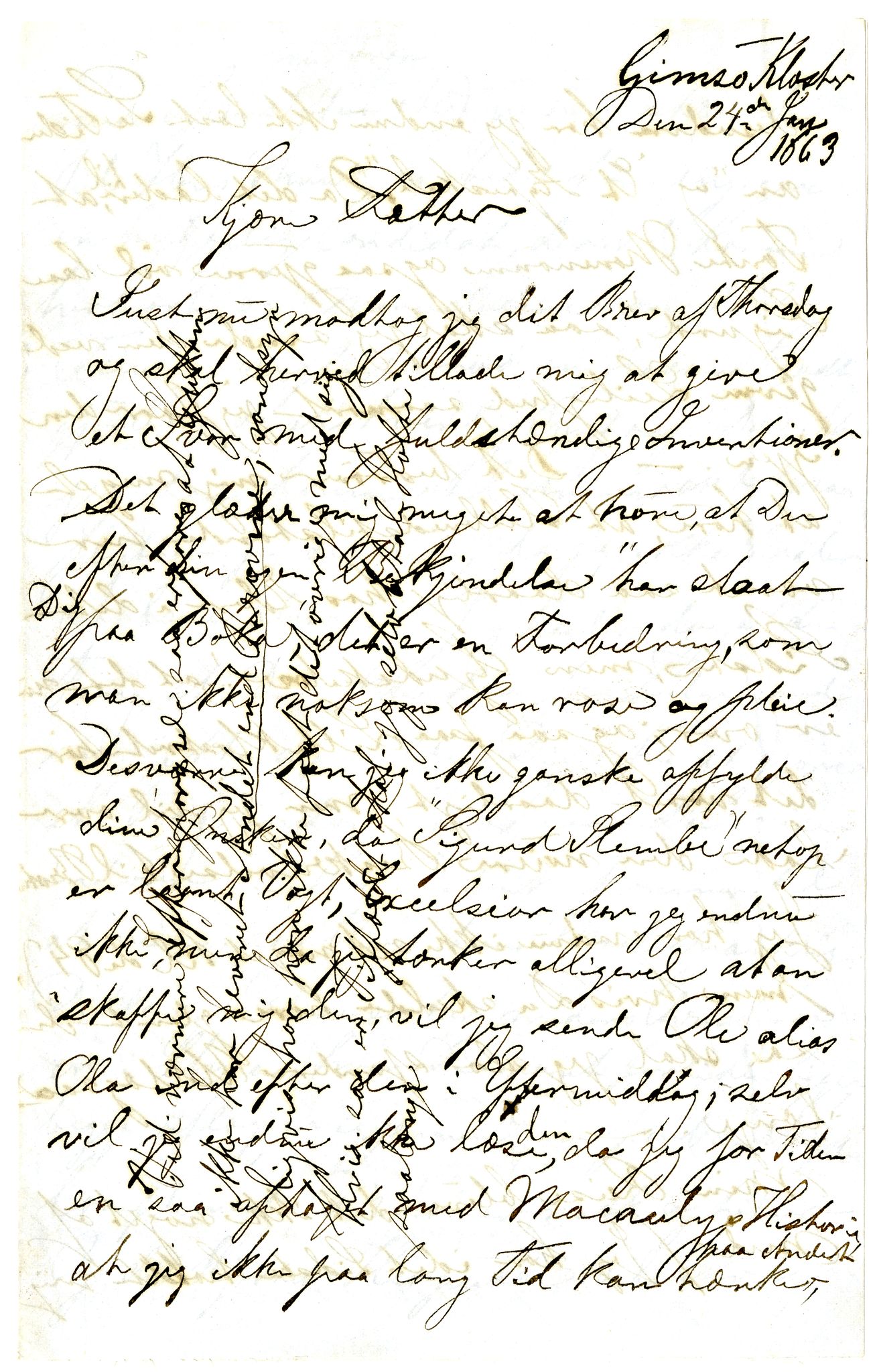 Diderik Maria Aalls brevsamling, NF/Ark-1023/F/L0002: D.M. Aalls brevsamling. B - C, 1799-1889, s. 313