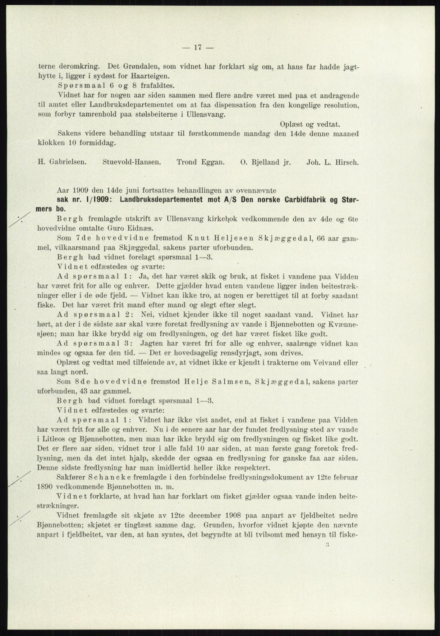 Høyfjellskommisjonen, AV/RA-S-1546/X/Xa/L0001: Nr. 1-33, 1909-1953, s. 27