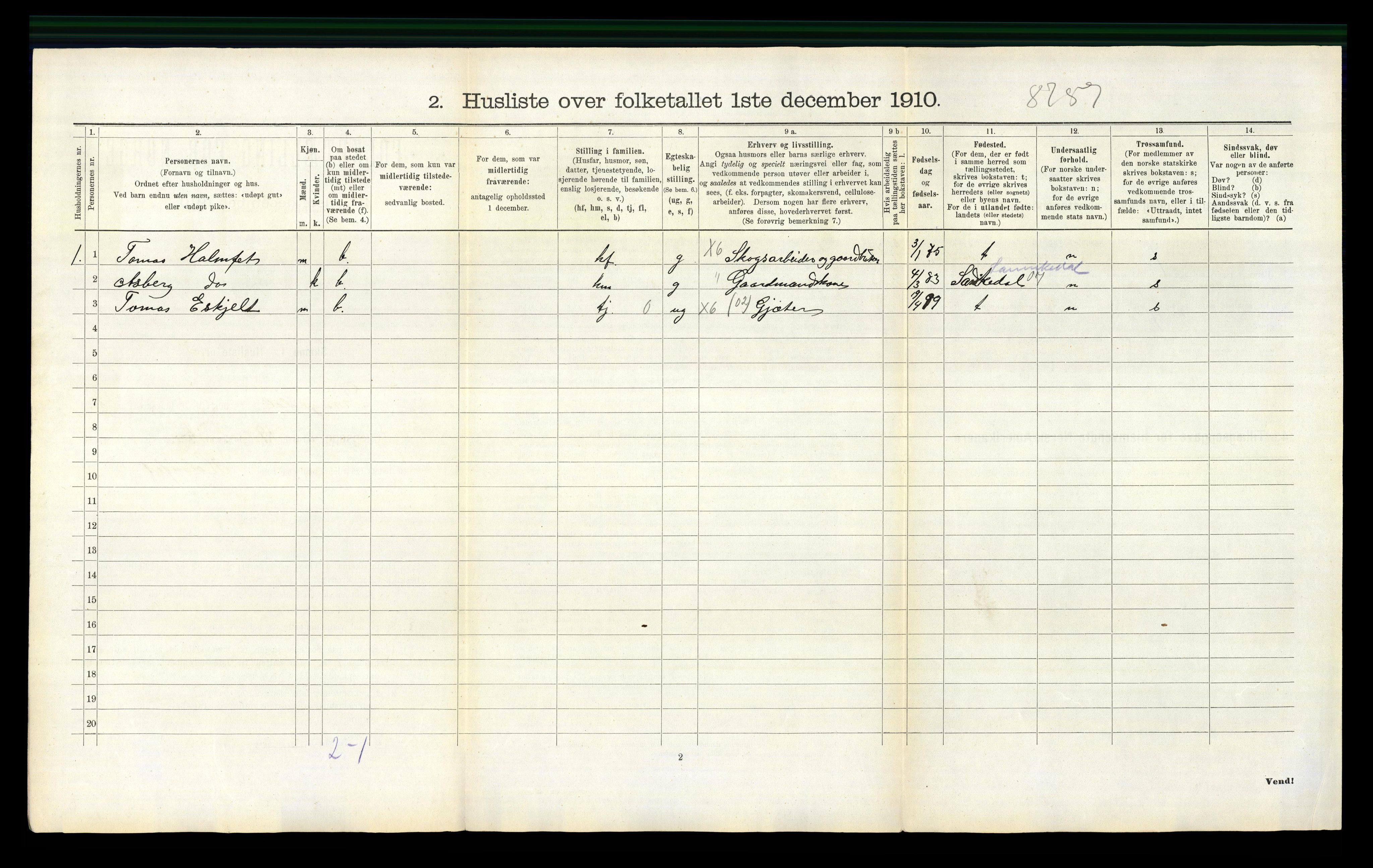 RA, Folketelling 1910 for 0817 Drangedal herred, 1910, s. 166