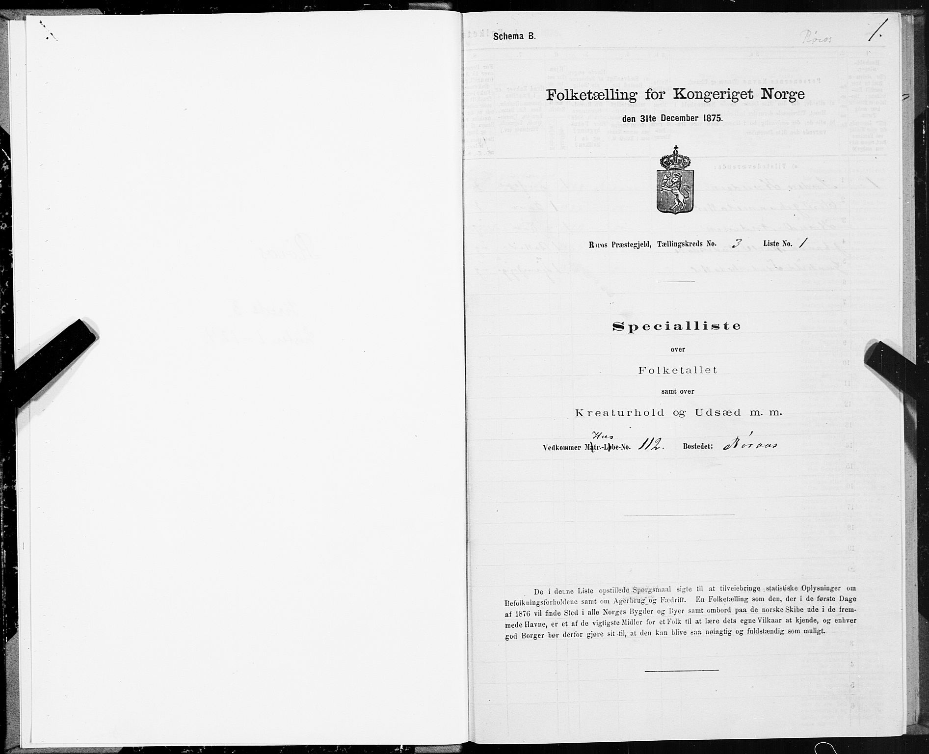 SAT, Folketelling 1875 for 1640P Røros prestegjeld, 1875, s. 2001