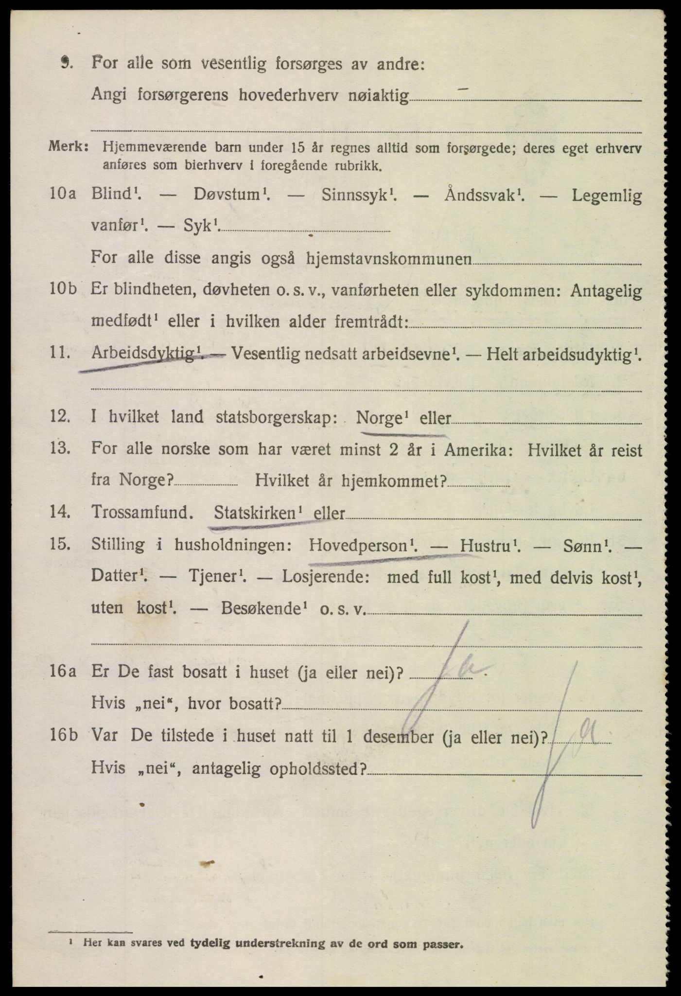 SAH, Folketelling 1920 for 0542 Nord-Aurdal herred, 1920, s. 2027