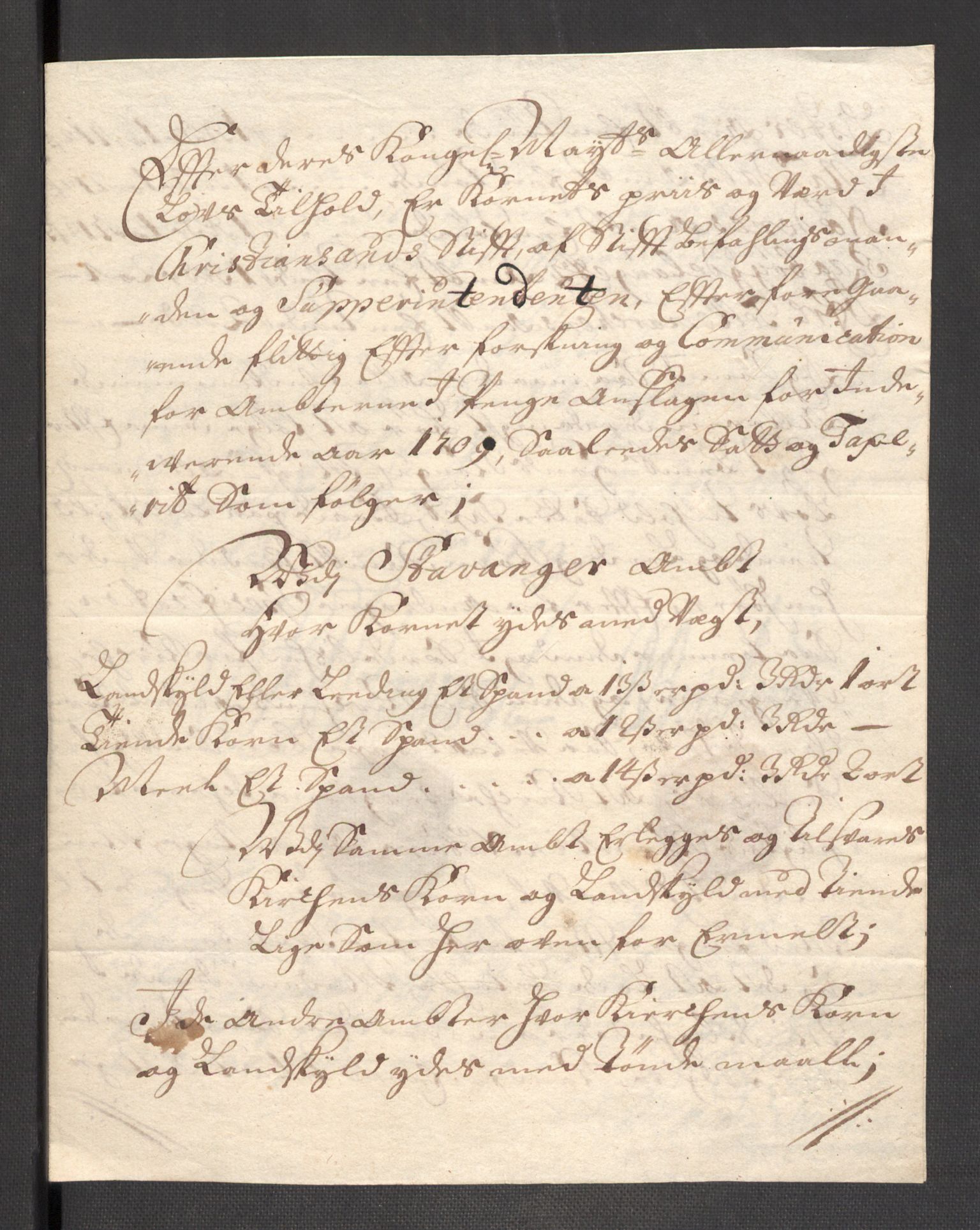 Rentekammeret inntil 1814, Reviderte regnskaper, Fogderegnskap, AV/RA-EA-4092/R46/L2734: Fogderegnskap Jæren og Dalane, 1709-1710, s. 25