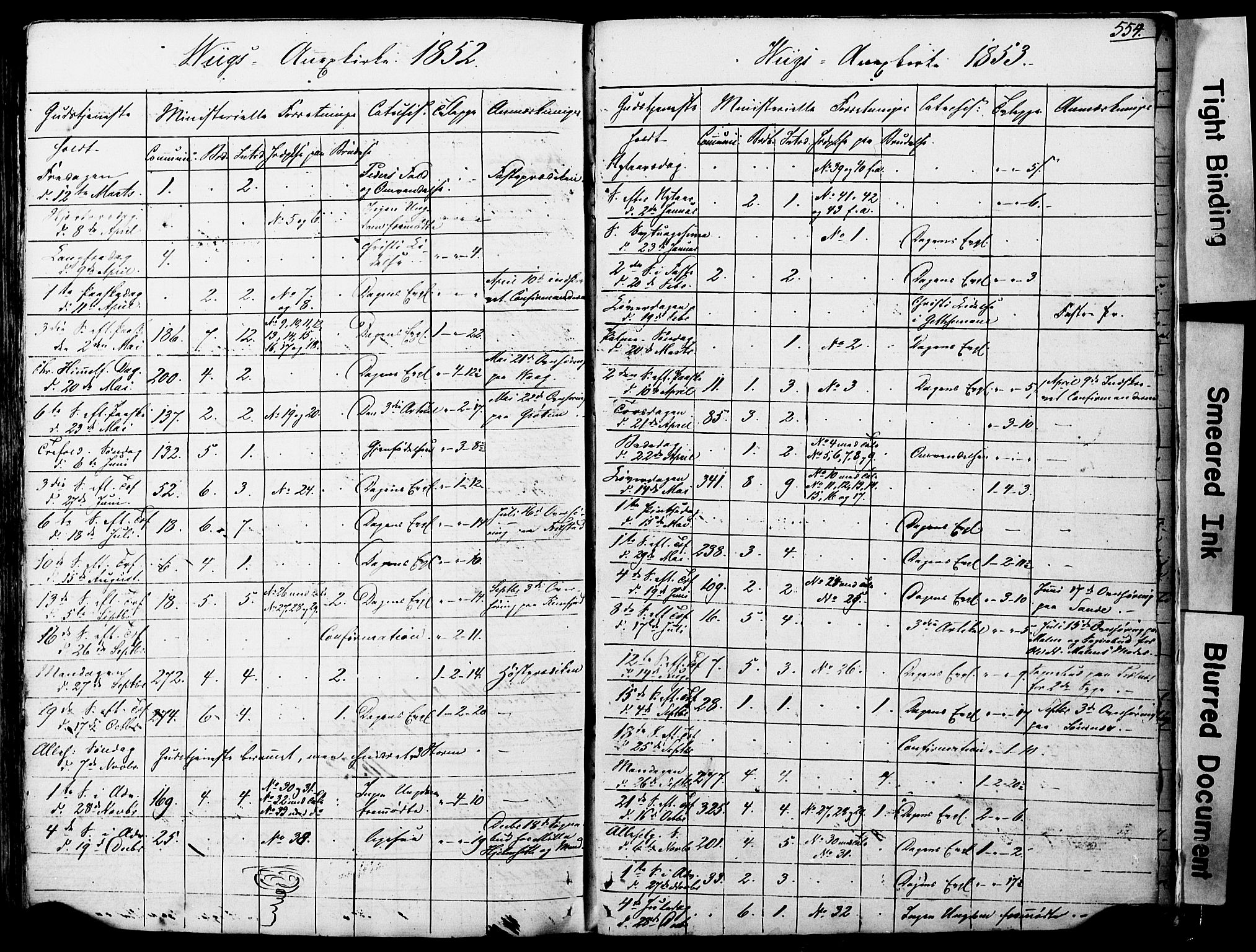 Ministerialprotokoller, klokkerbøker og fødselsregistre - Nordland, AV/SAT-A-1459/812/L0176: Ministerialbok nr. 812A05, 1834-1874, s. 554