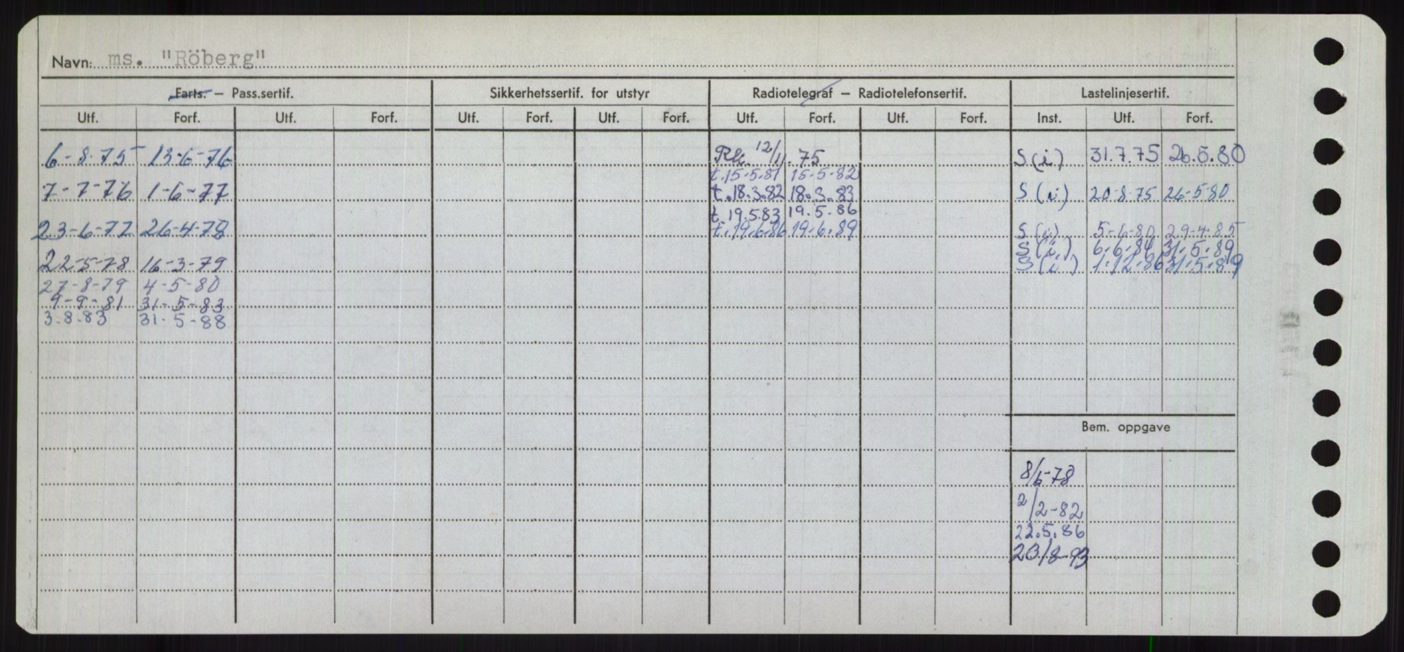 Sjøfartsdirektoratet med forløpere, Skipsmålingen, RA/S-1627/H/Ha/L0004/0002: Fartøy, Mas-R / Fartøy, Odin-R, s. 956