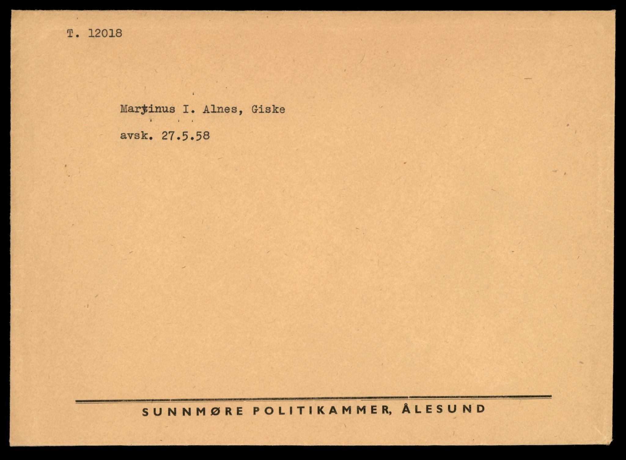 Møre og Romsdal vegkontor - Ålesund trafikkstasjon, AV/SAT-A-4099/F/Fe/L0032: Registreringskort for kjøretøy T 11997 - T 12149, 1927-1998, s. 725