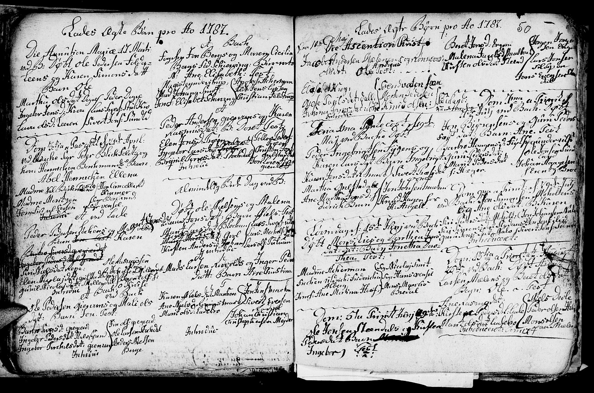 Ministerialprotokoller, klokkerbøker og fødselsregistre - Sør-Trøndelag, AV/SAT-A-1456/606/L0305: Klokkerbok nr. 606C01, 1757-1819, s. 50