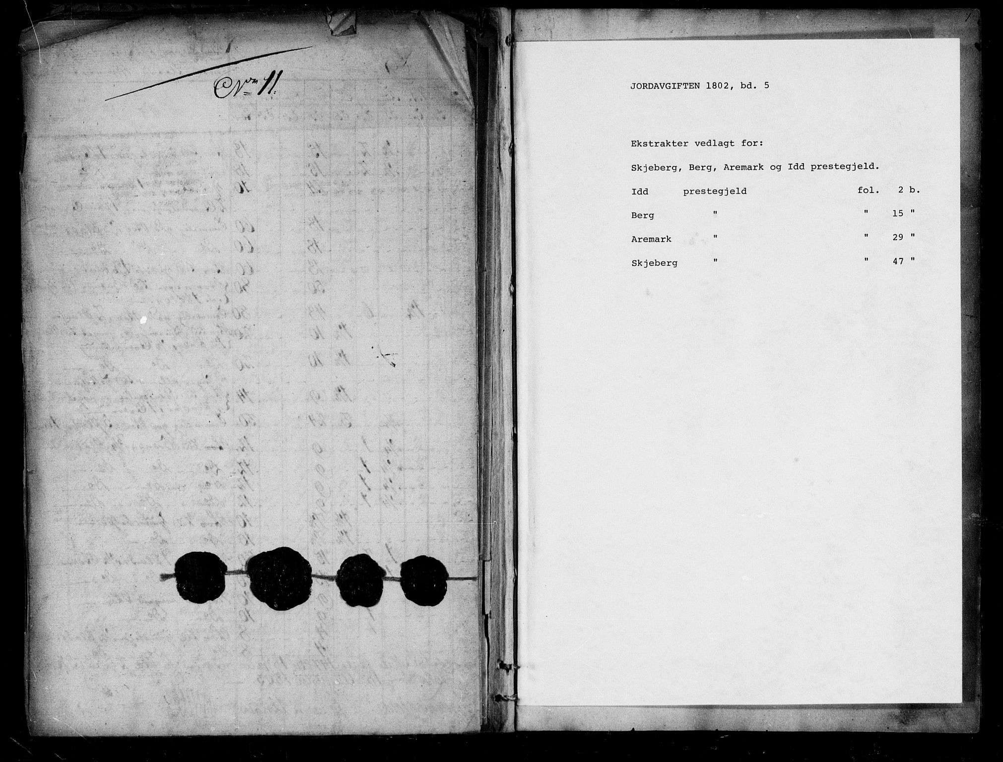 Rentekammeret inntil 1814, Realistisk ordnet avdeling, RA/EA-4070/N/Ne/Nea/L0005: Idd og Marker fogderi. Kommisjonsprotokoll, 1803, s. 41