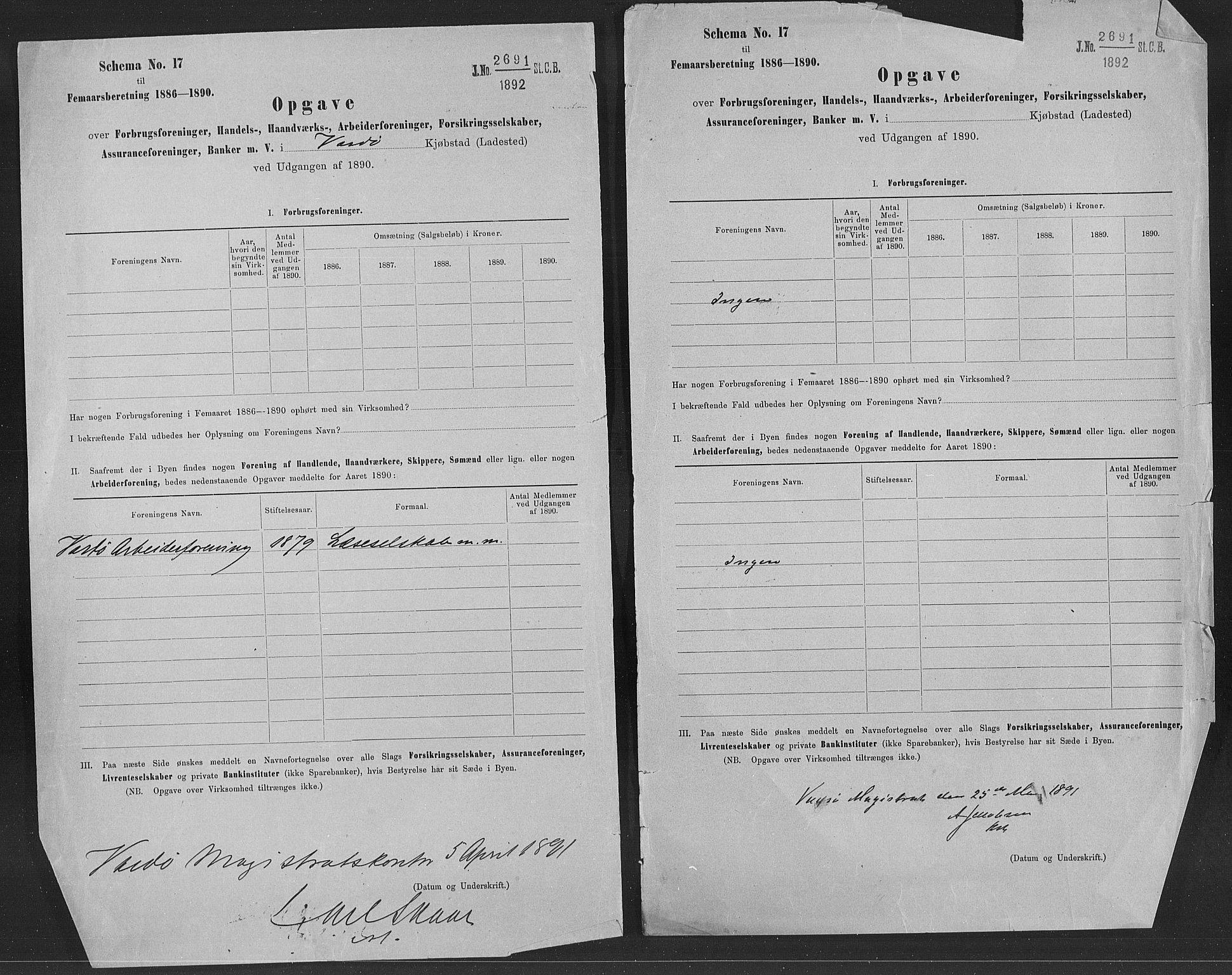 Statistisk sentralbyrå, Næringsøkonomiske emner, Generelt - Amtmennenes femårsberetninger, AV/RA-S-2233/F/Fa/L0078: --, 1886-1890, s. 159