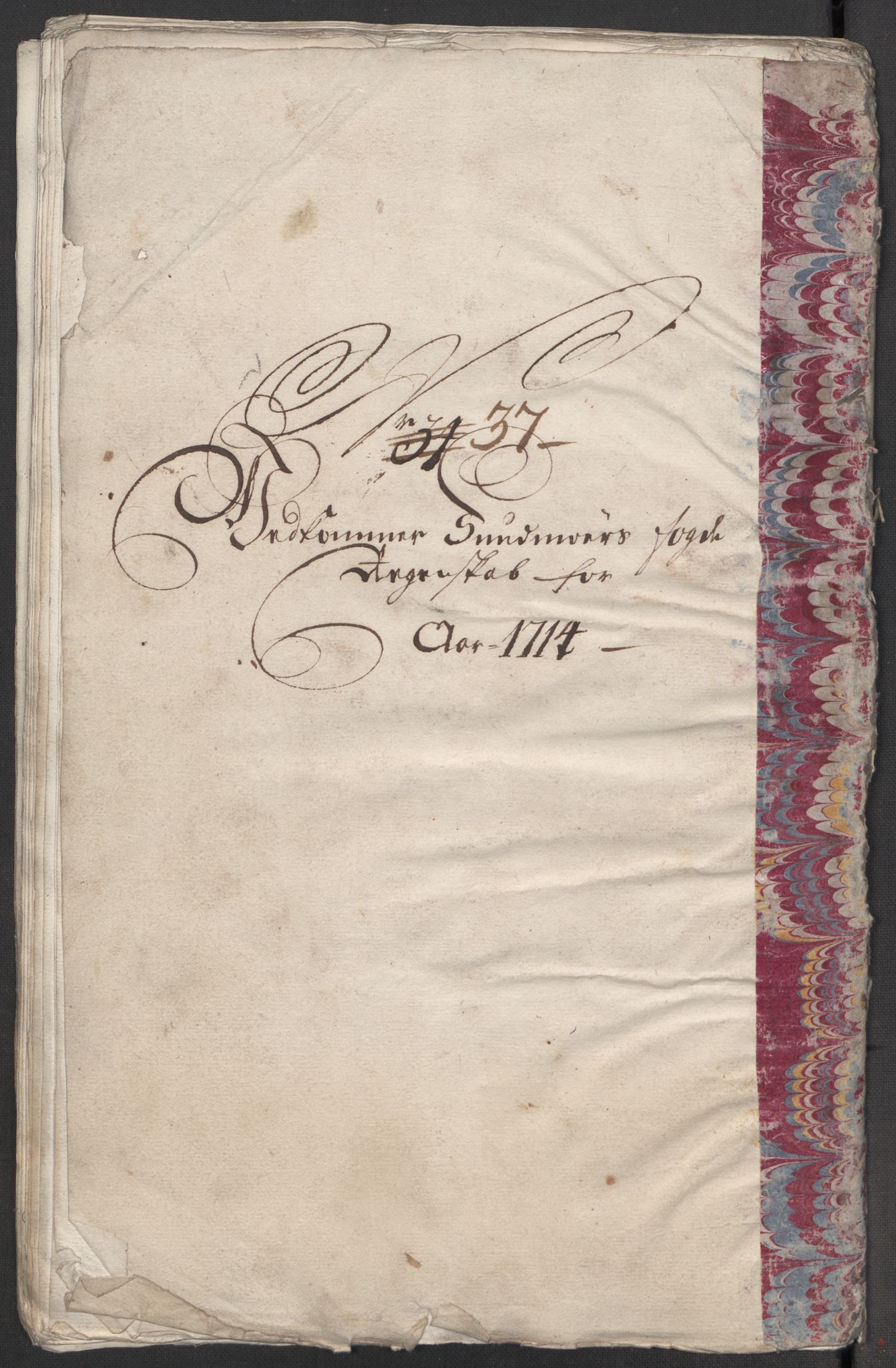 Rentekammeret inntil 1814, Reviderte regnskaper, Fogderegnskap, RA/EA-4092/R54/L3566: Fogderegnskap Sunnmøre, 1714, s. 288