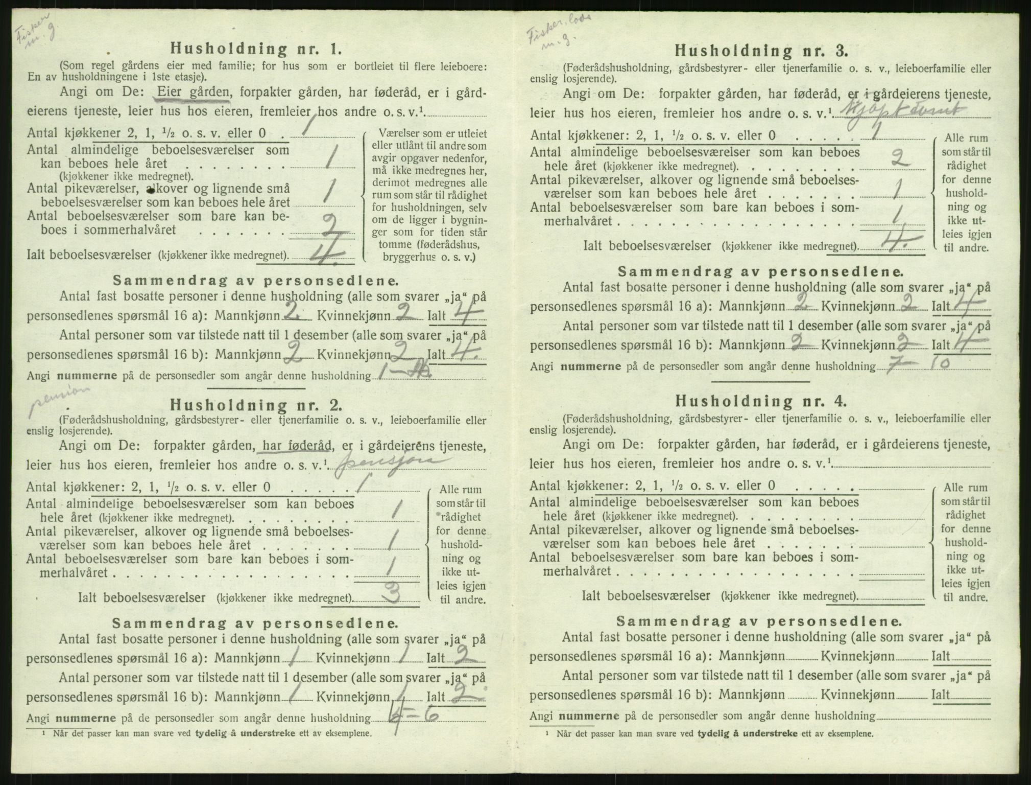 SAT, Folketelling 1920 for 1550 Hustad herred, 1920, s. 152