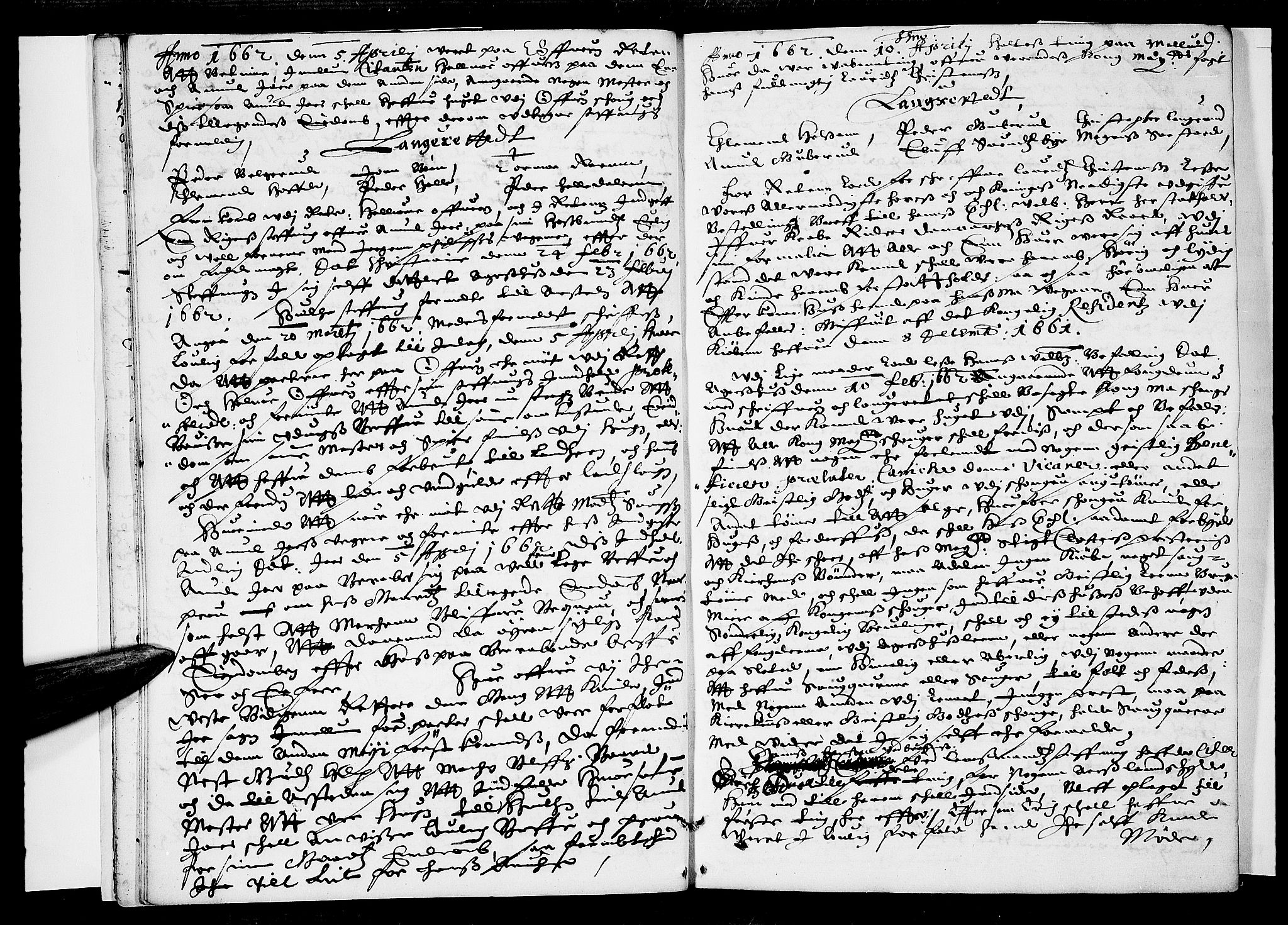 Eiker, Modum og Sigdal sorenskriveri, AV/SAKO-A-123/F/Fa/Faa/L0029: Tingbok, 1662, s. 9