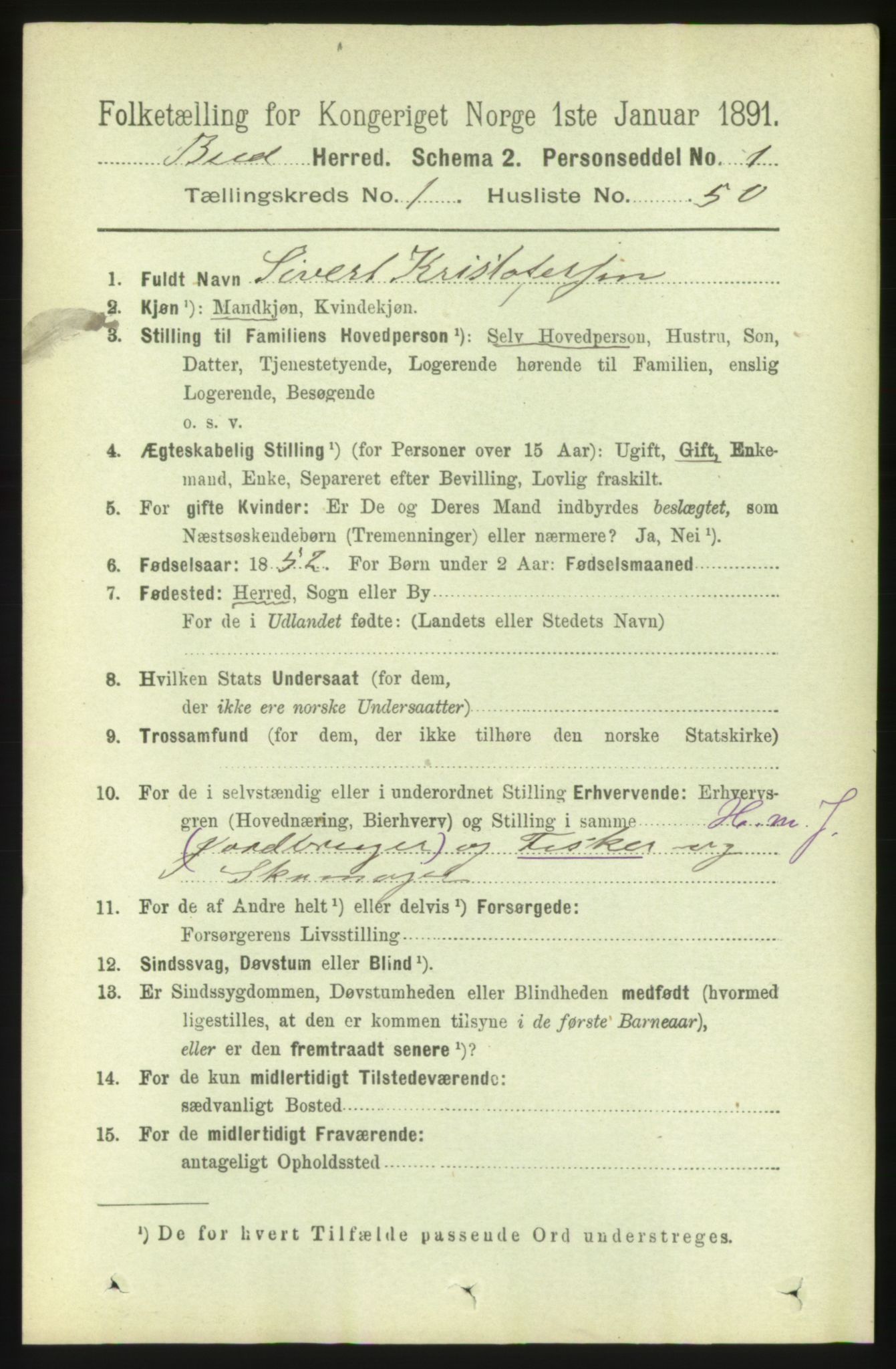 RA, Folketelling 1891 for 1549 Bud herred, 1891, s. 390